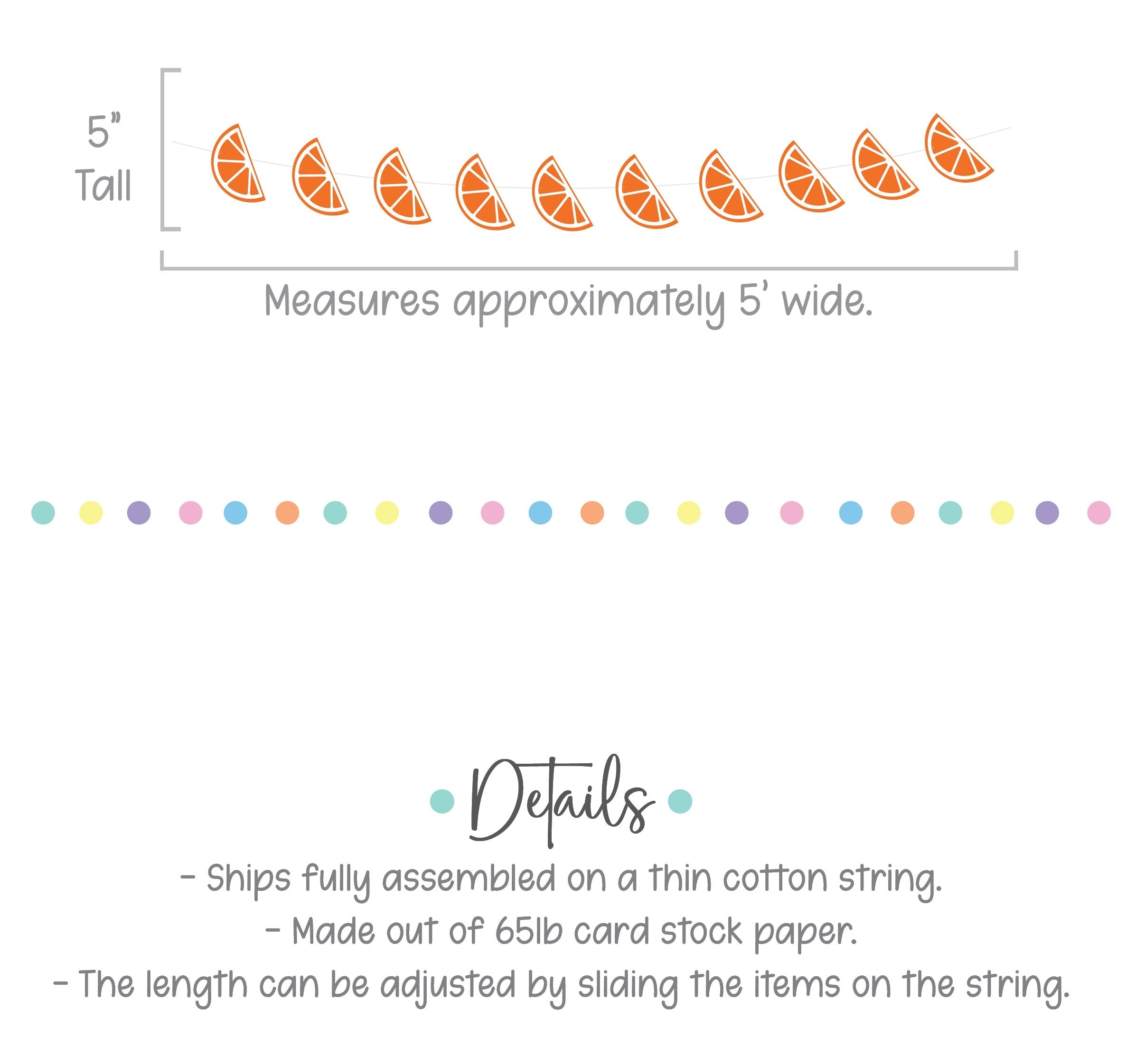 Custom Orange Slice Banner, Custom Banner, Custom Orange Banner, Custom Spritz Banner, Spritz Decorations, Spritz Banner, Spritz