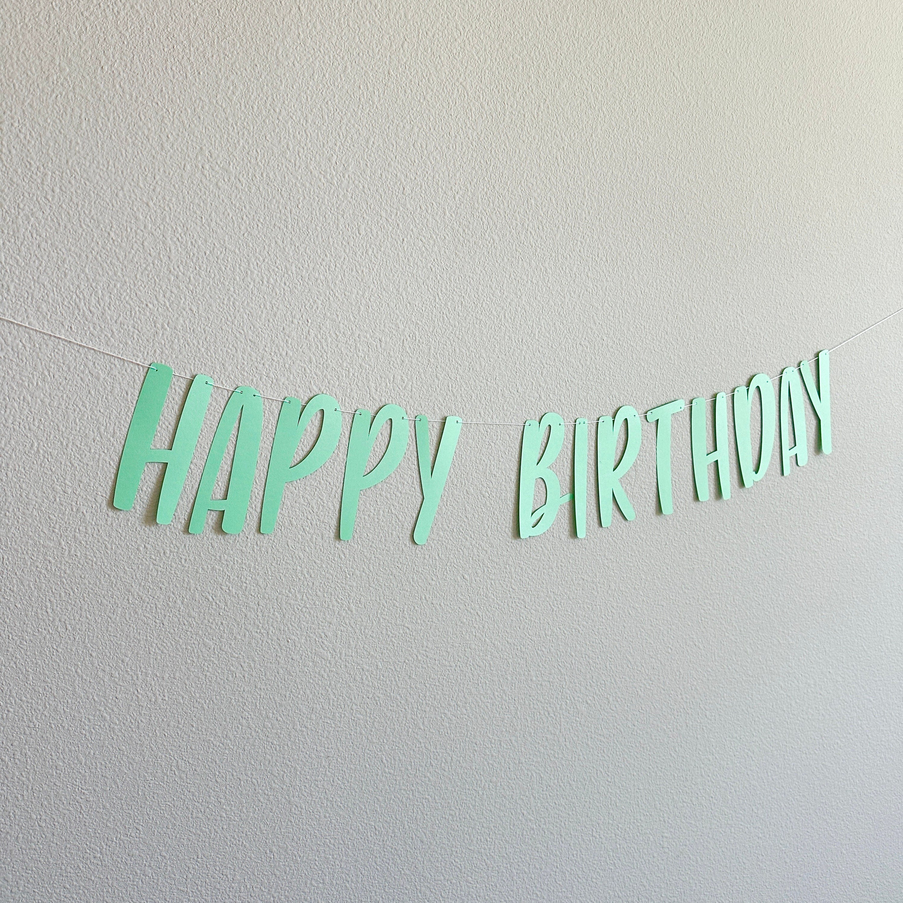 Happy Birthday Banner,  Mint Birthday Party, Mint Party Decorations, Mint Birthday Banner, Birthday Party Banner, Happy Birthday Sign