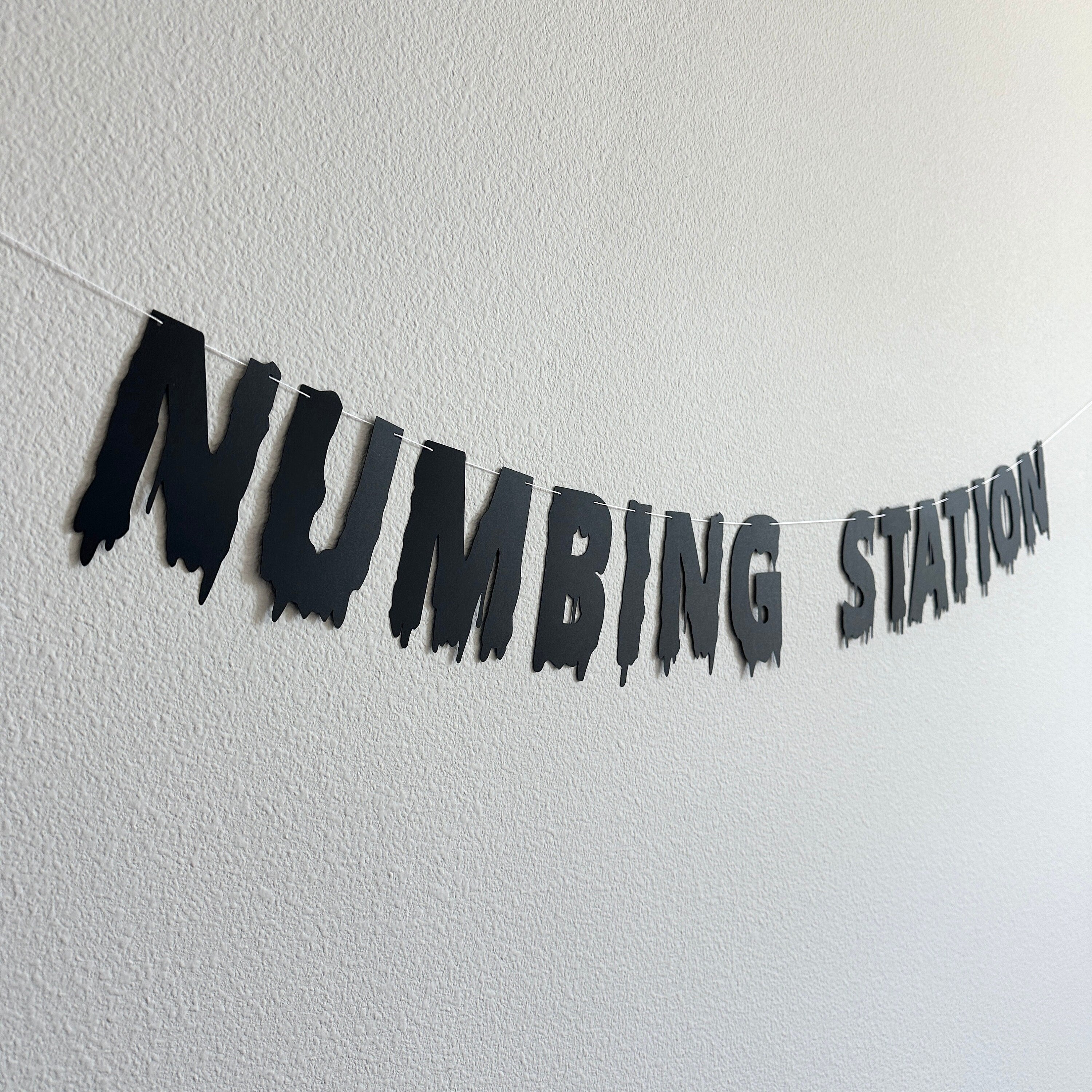Numbing Station, Numbing Station Banner, Bar Decorations, Party Bar Banner, Drink Station Decorations, Halloween Party Banner Decoration