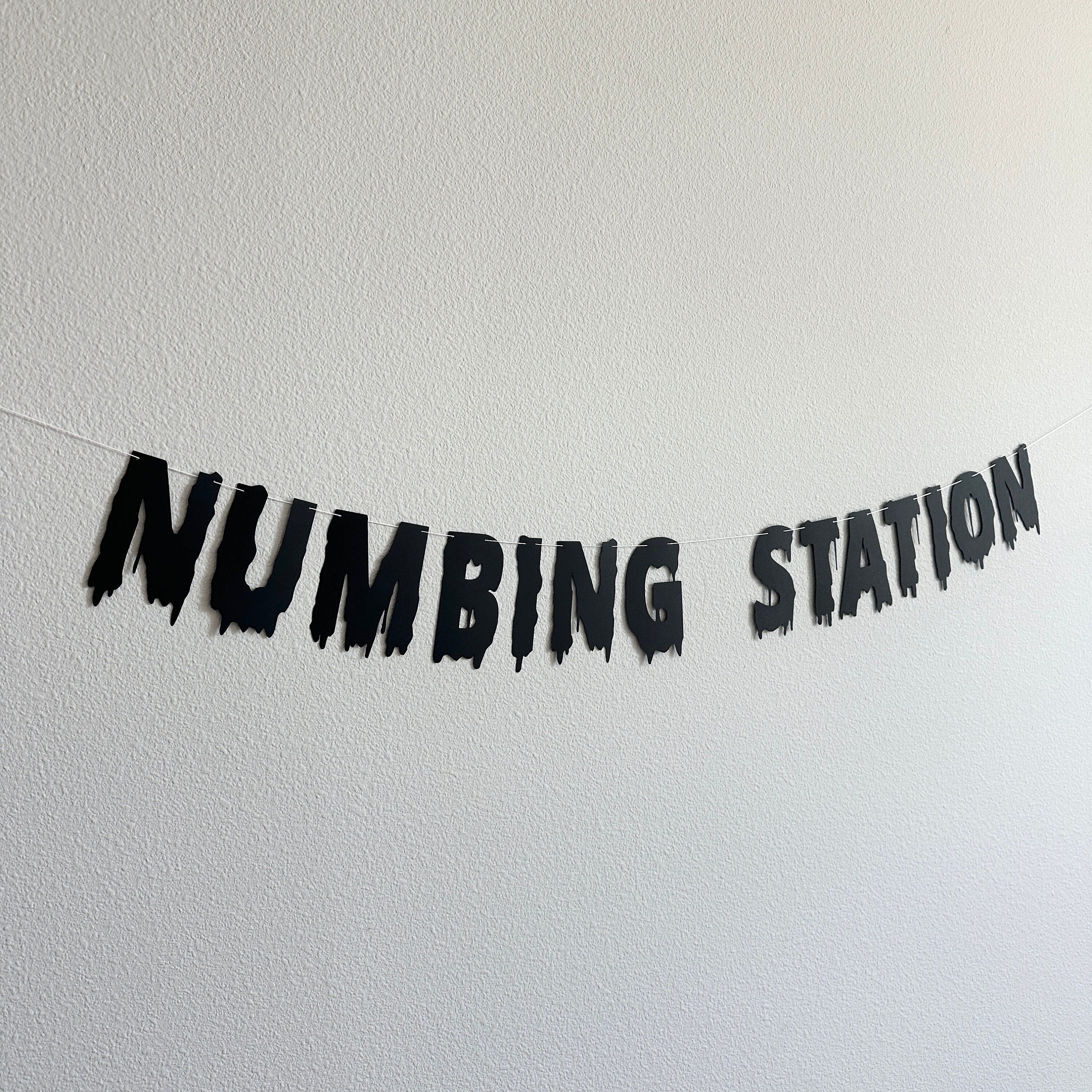 Numbing Station, Numbing Station Banner, Bar Decorations, Party Bar Banner, Drink Station Decorations, Halloween Party Banner Decoration