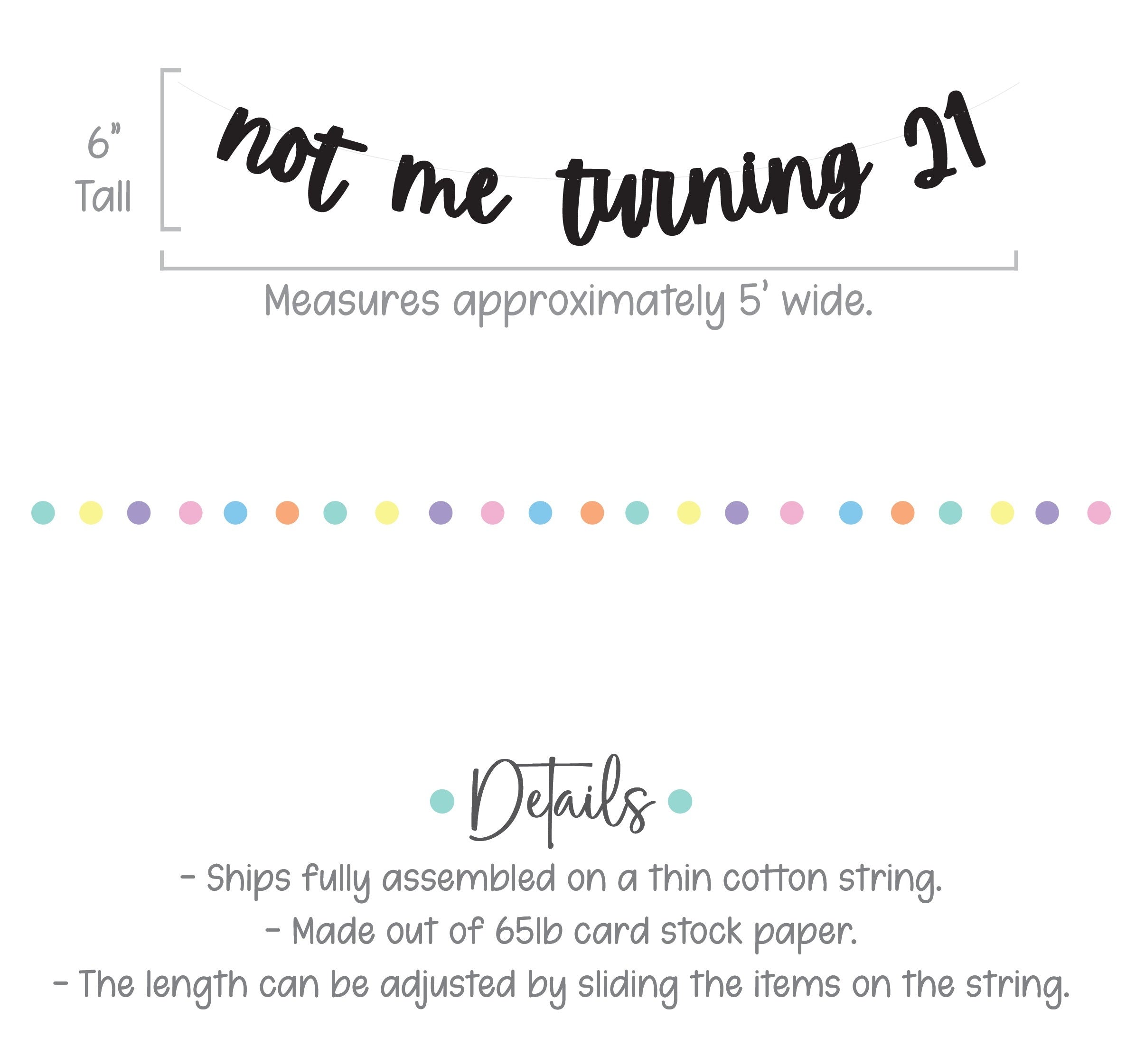 Not Me Turning 21, 21st Birthday Party Decorations, 21st Birthday Banner, 21st Birthday Ideas, Not Me Turning Banner, Birthday Banner