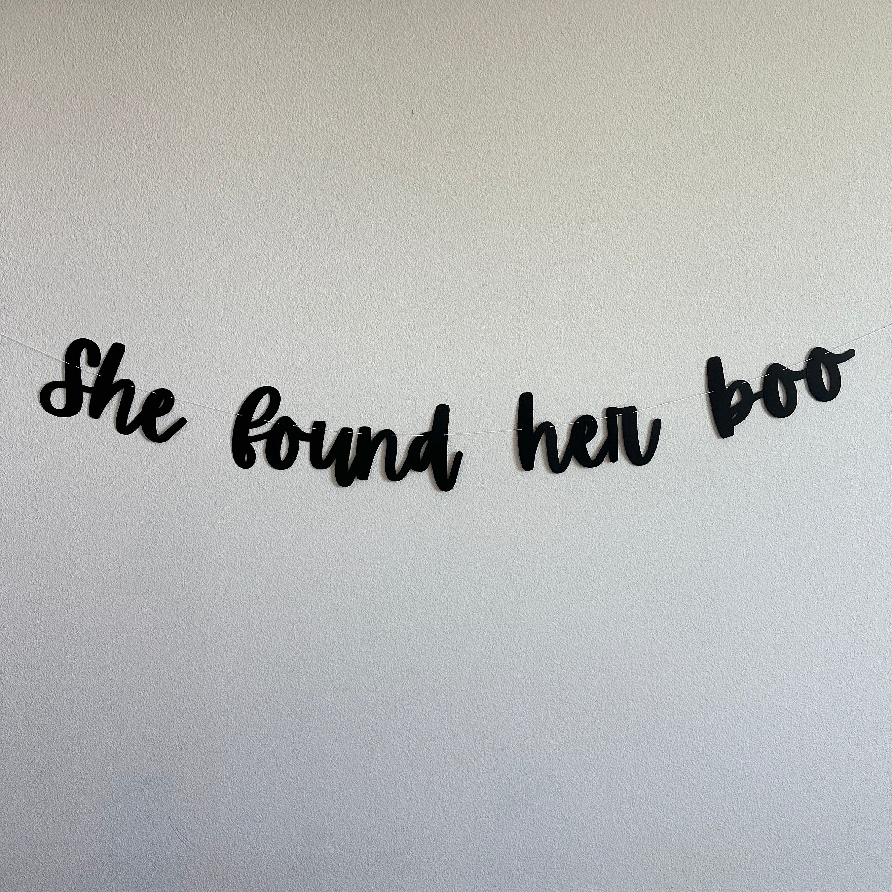 She Found Her Boo, Halloween Themed Bachelorette Party, October Bach, Halloween Bach Decorations, She Found Her Boo Banner