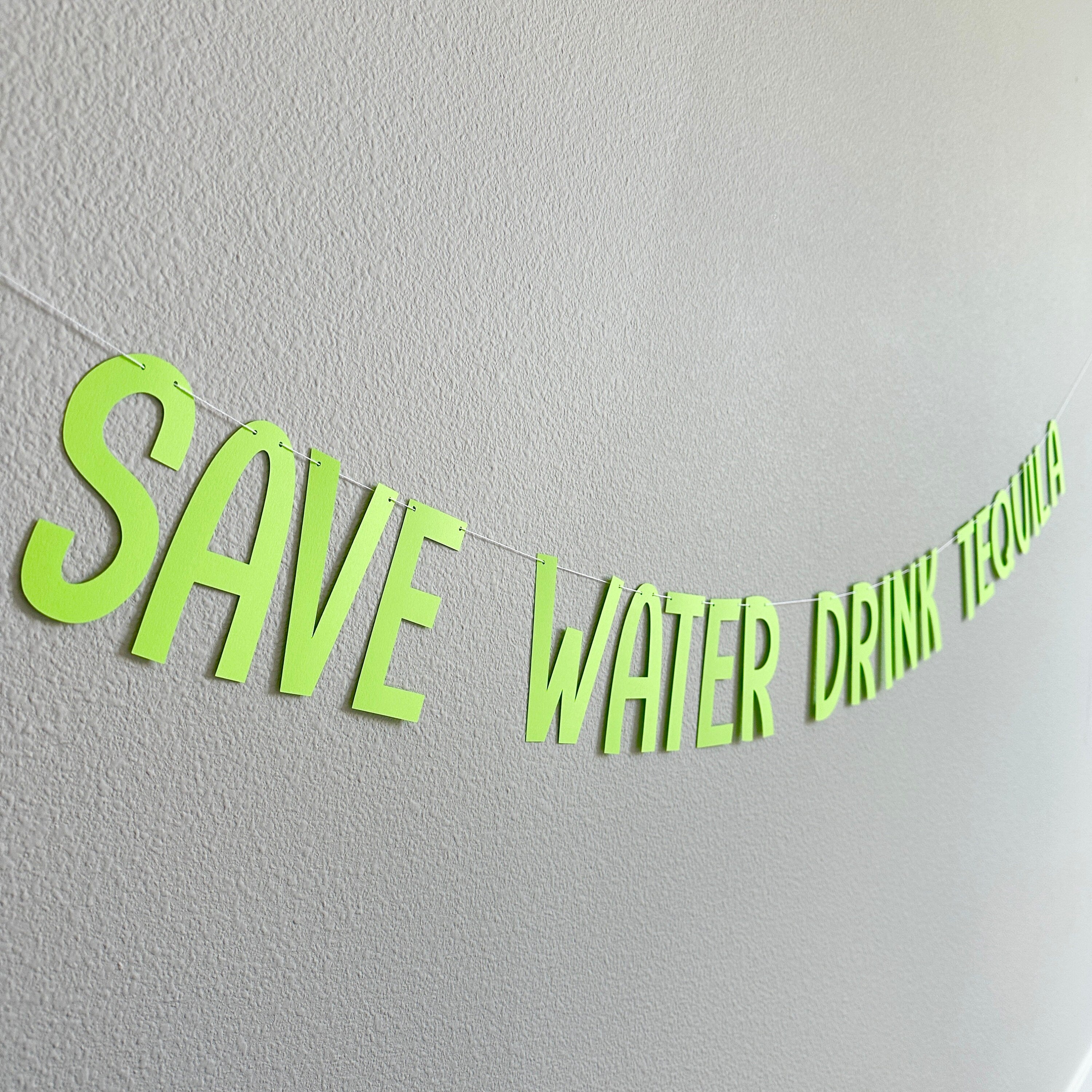 Save Water Drink Tequila, Party Banner, Fiesta Decorations, Bachelorette Party Decorations, Bach Trends