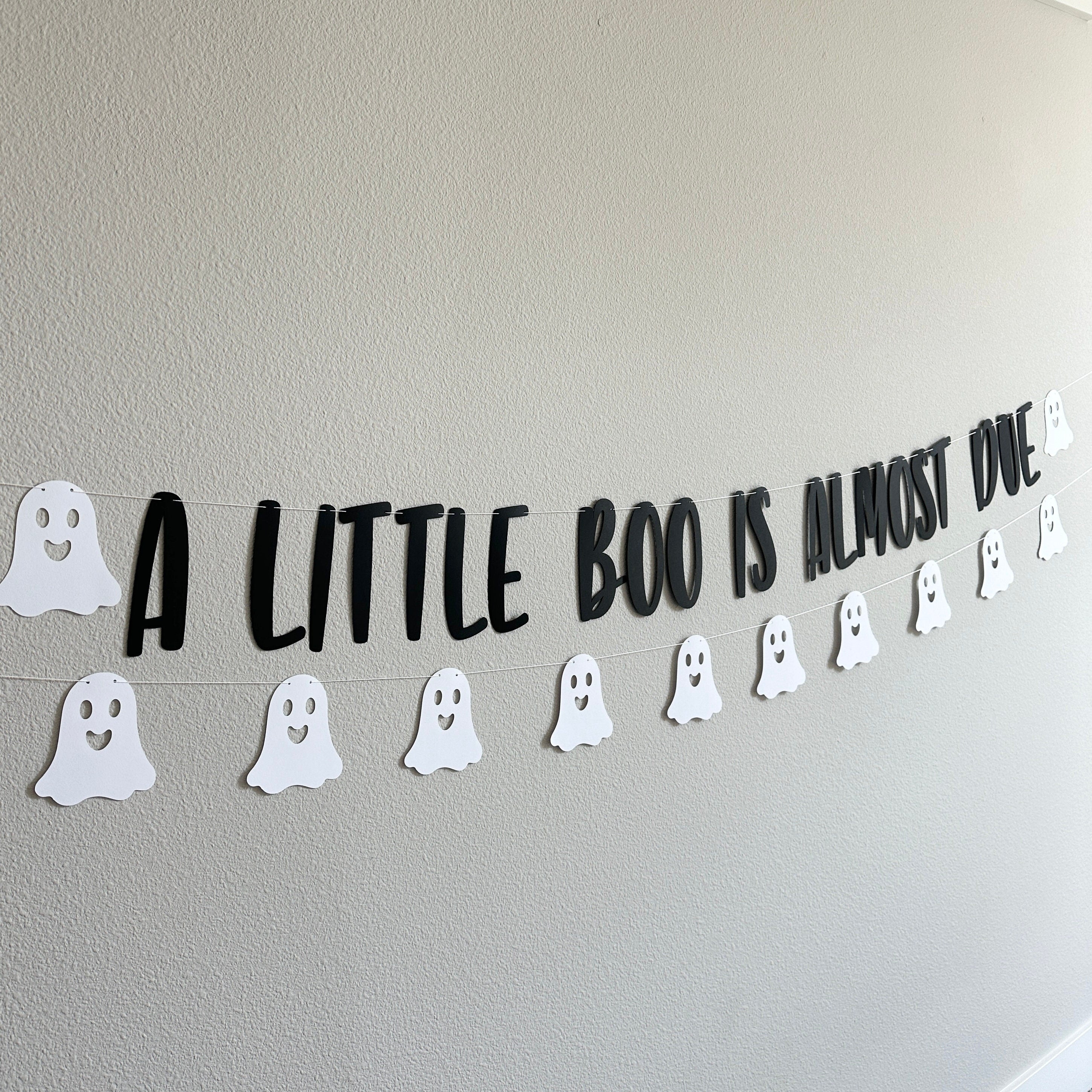 A Little Boo Is Almost Due, Little Boo Is Almost Due Banner, A Little Boo Is Due Decorations, October Baby Shower, Halloween Baby Shower