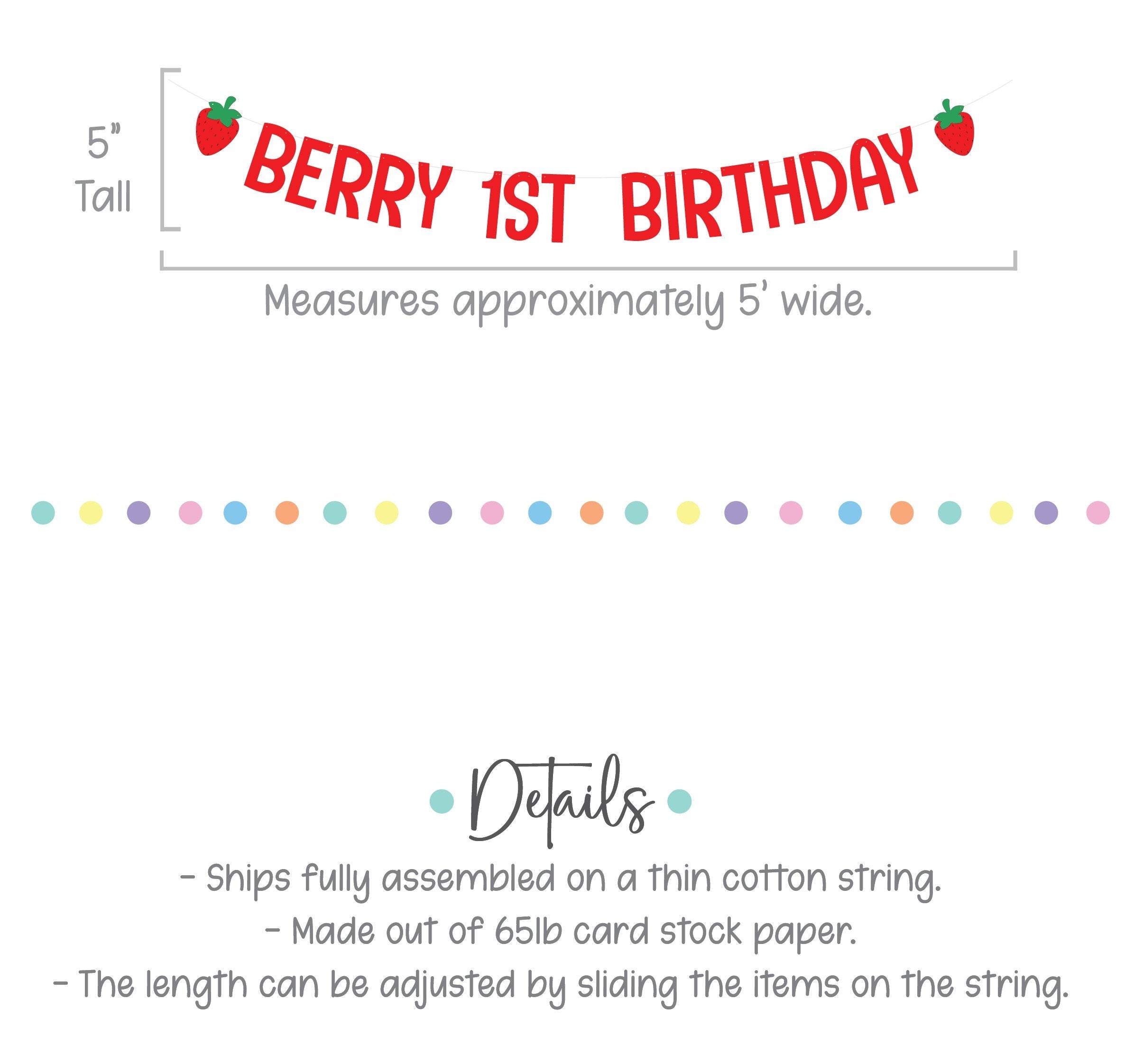 Berry 1st Birthday, Strawberry 1st Birthday, 1st Birthday Theme Ideas, First Birthday Party Decorations, Strawberry Birthday Party