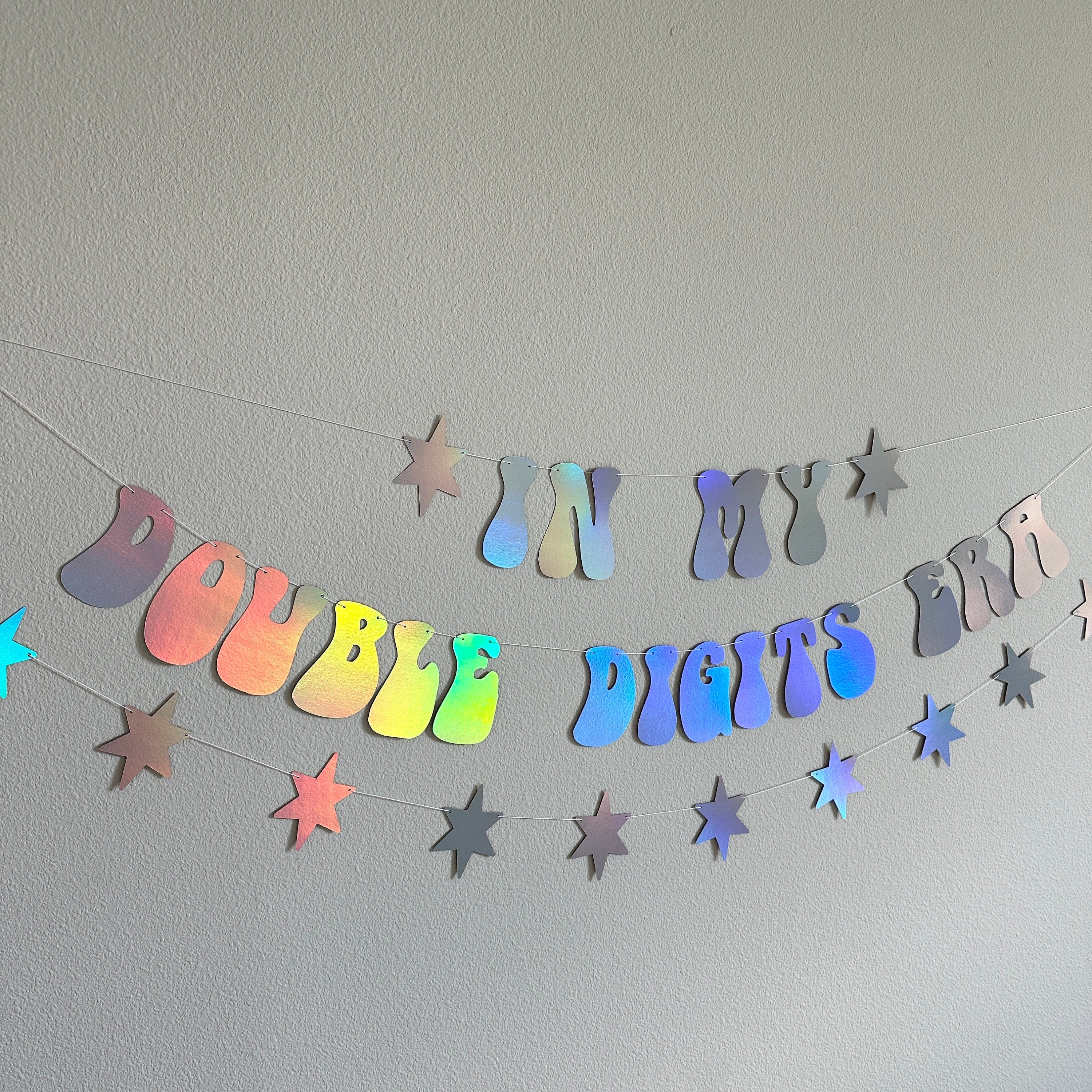 In My Double Digits Era, 10th Birthday Decorations, 10th Birthday Party Ideas, Double Digits Era, Double Digits Birthday Party