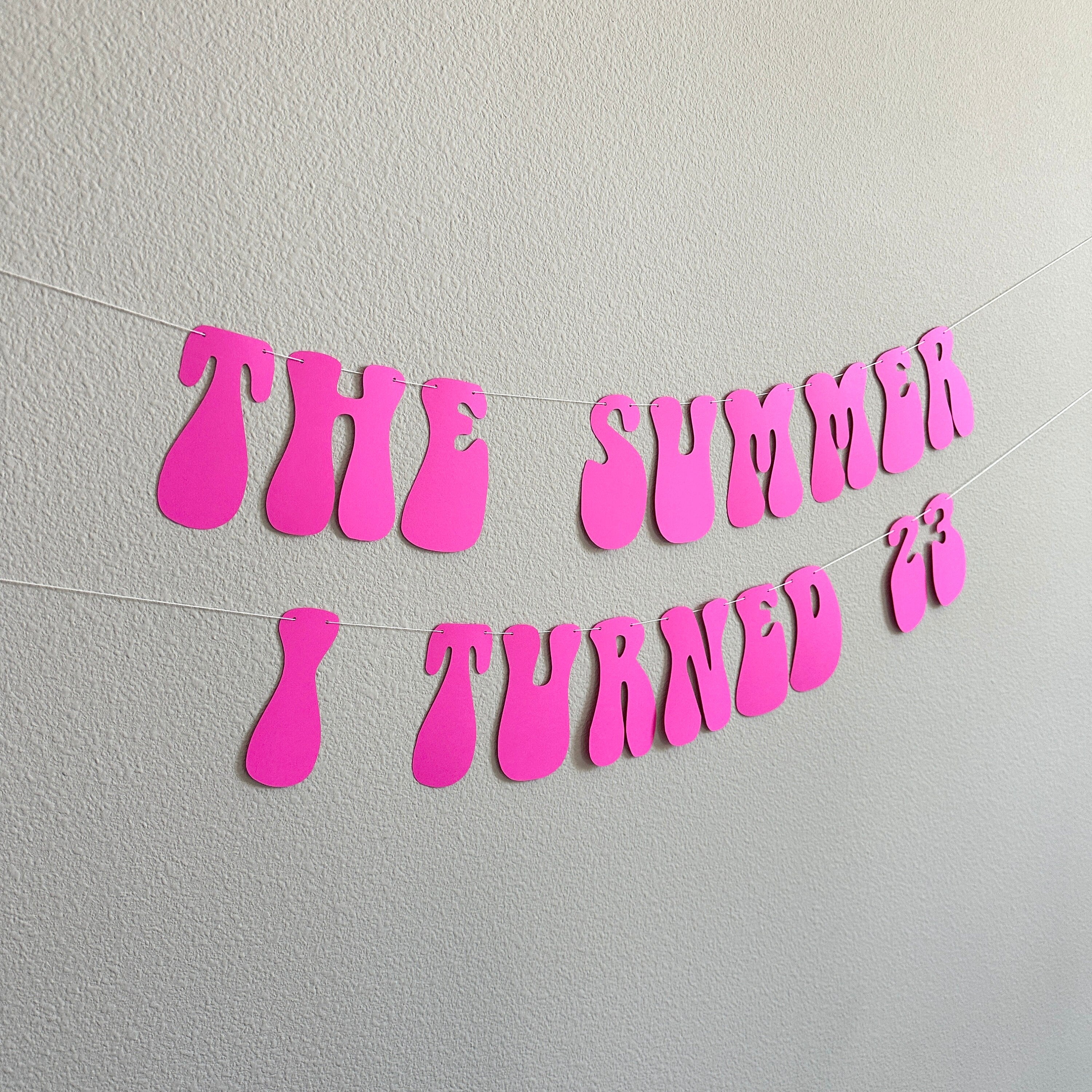 The Summer I Turned 23, The Summer I Turned Decorations, Summertime Birthday, Summer Birthday Ideas, Summer Birthday Party