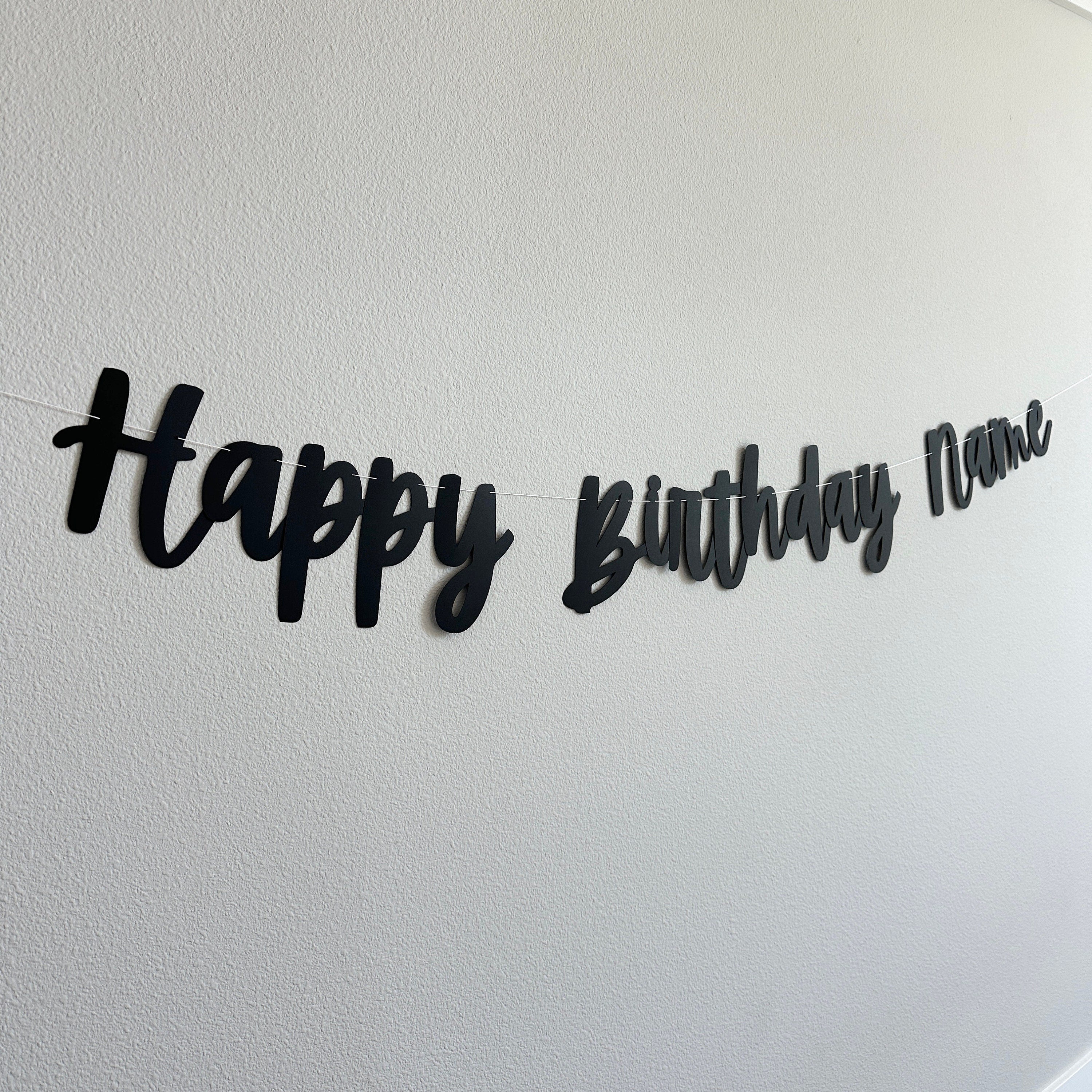 Happy Birthday Name, Happy Birthday Banner, Custom Birthday Banner, Birthday Decorations, Birthday Party Decorations