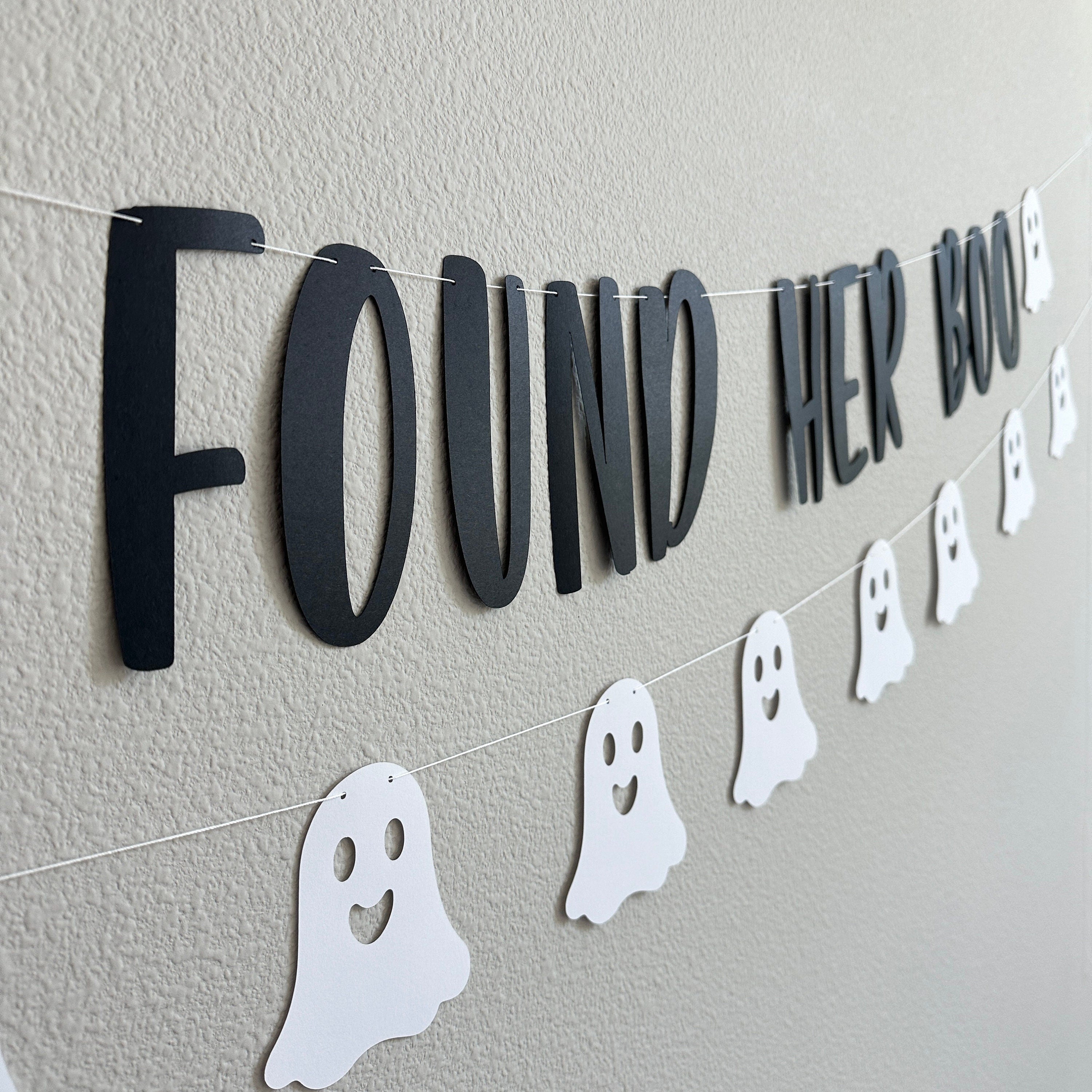 She Found Her Boo, She Found Her Boo Banner, She Found Her Boo Decorations, October Bachelorette, Halloween Bachelorette