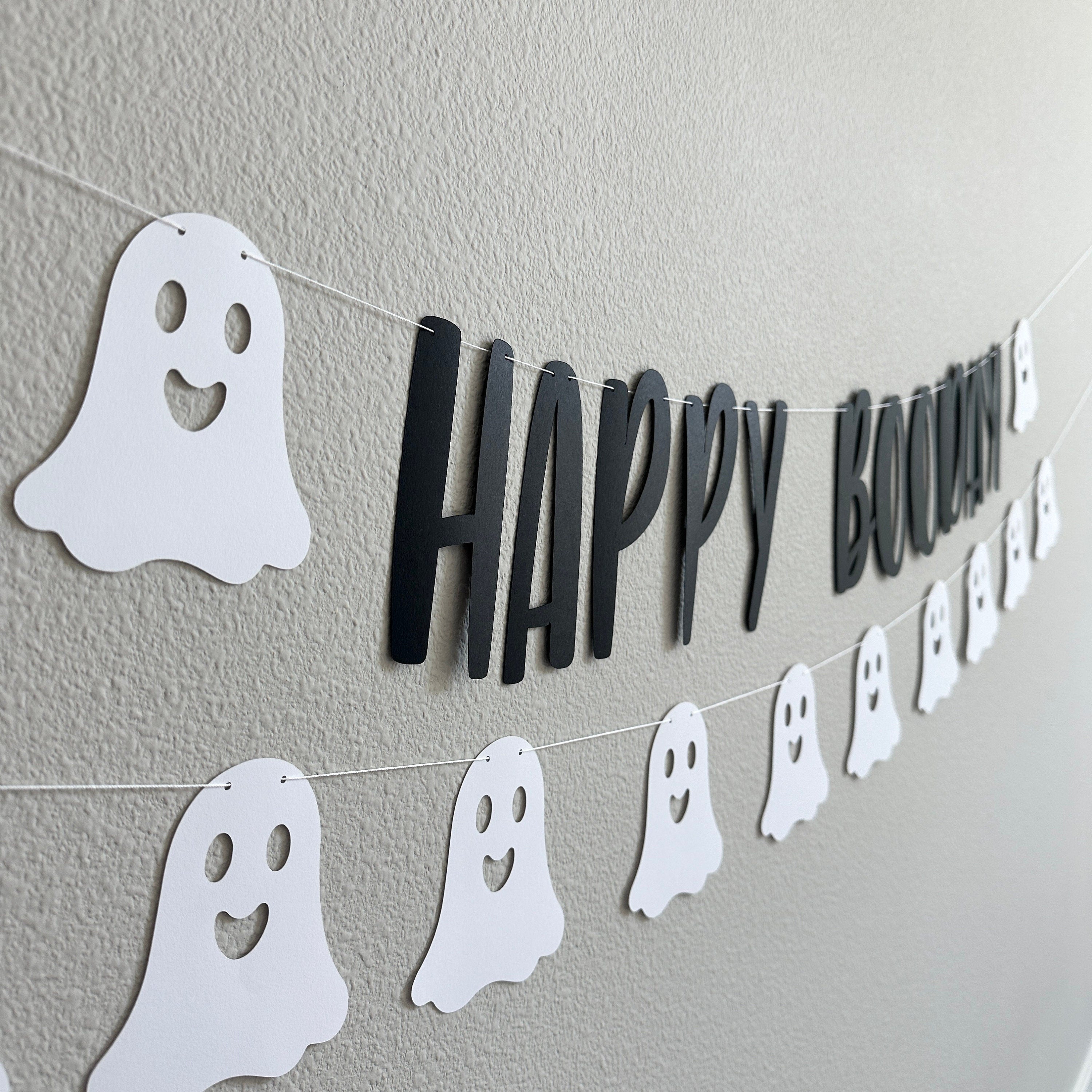 Happy Booday, Happy Booday Banner, Happy Booday Decorations, October Birthday, Halloween Birthday, Booday Decorations, Ghost Decorations