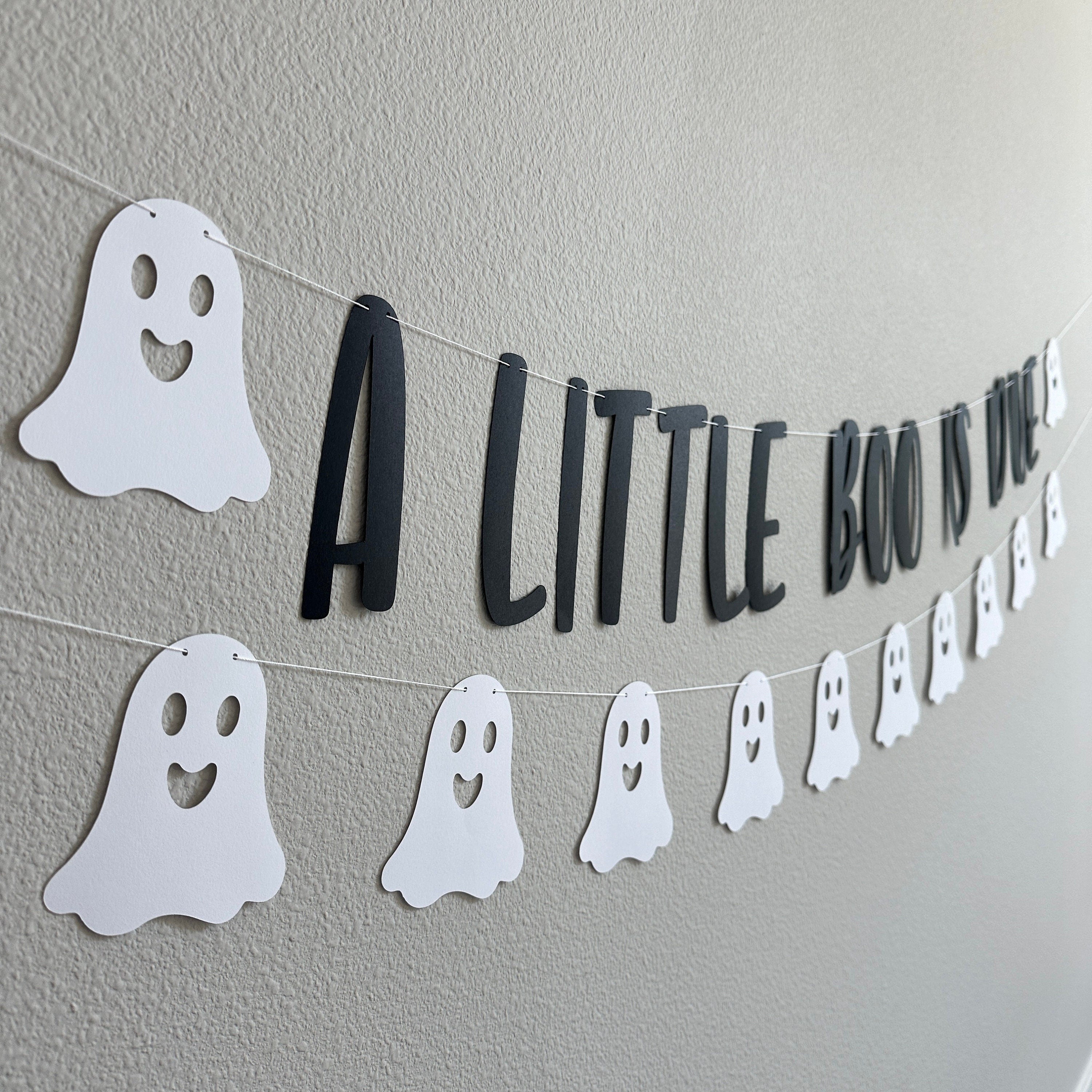 A Little Boo Is Due, A Little Boo Is Due Banner, A Little Boo Is Due Decorations, October Baby Shower, Halloween Baby Shower