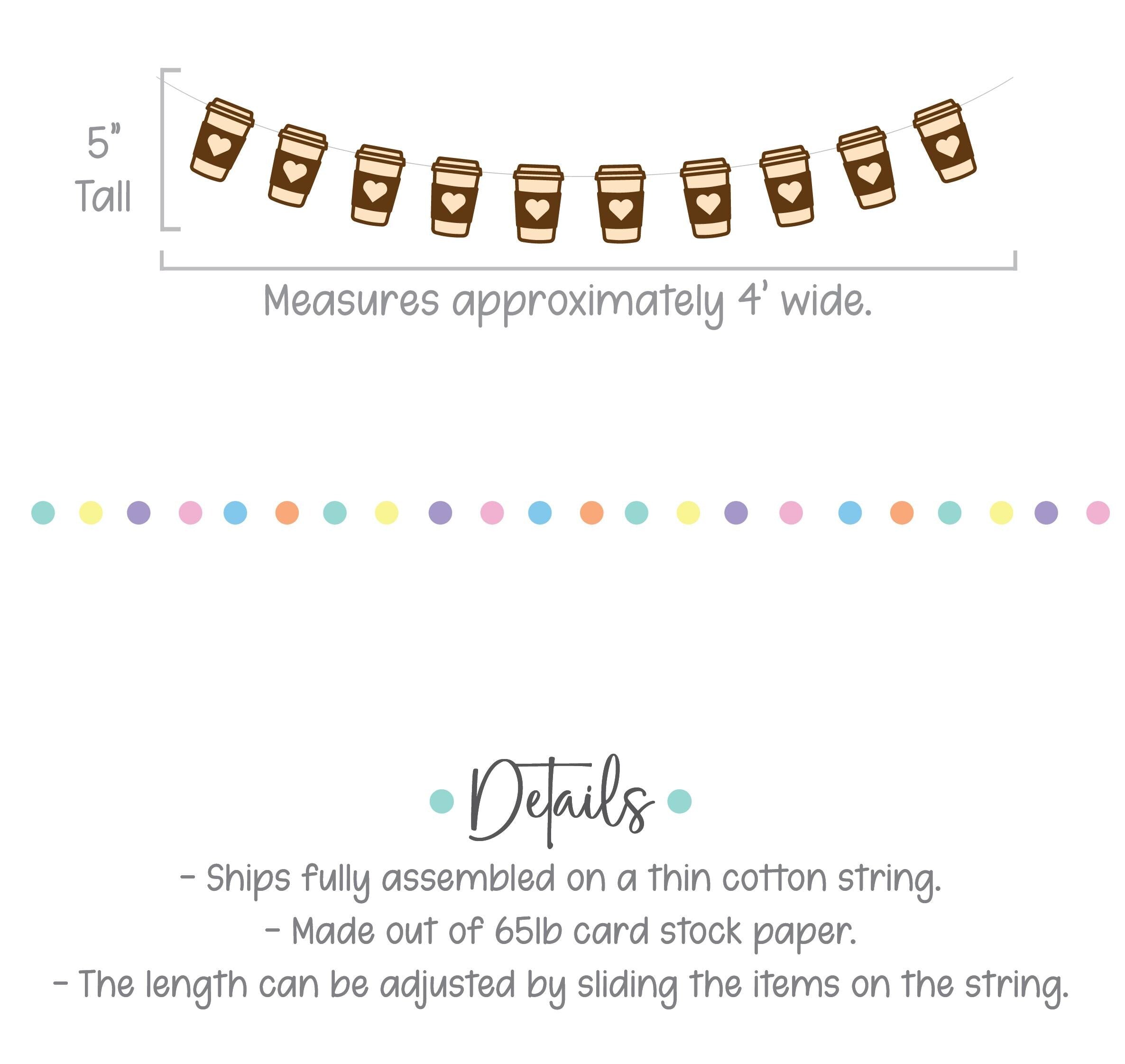 Custom Coffee Banner, Custom Retro Coffee Banner, Coffee Decorations, Coffee Birthday, Coffee Bachelorette Party Decorations, Espresso Party