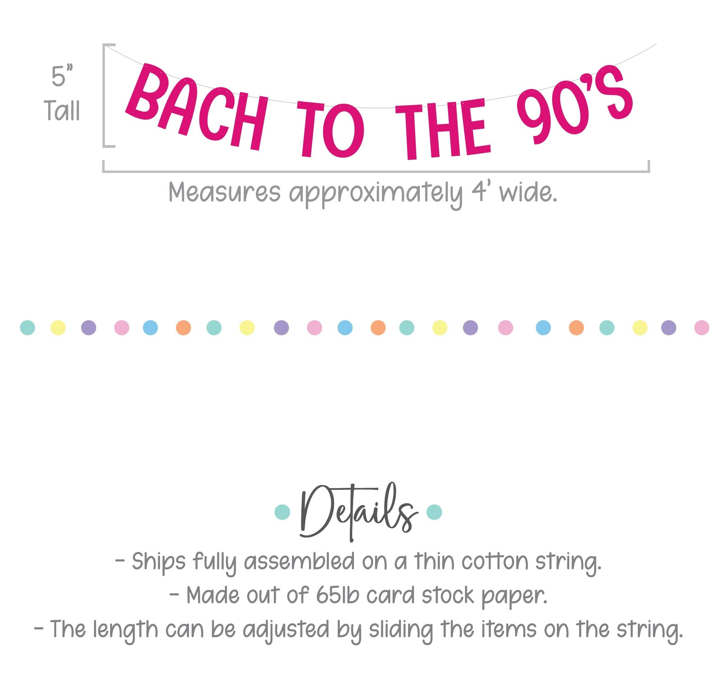 Bach To The 90&#39;s, 90&#39;s Themed Bachelorette party Decorations, Bachelorette Party Ideas, 90s Bach, Bach Ideas, 90&#39;s Bachelorette