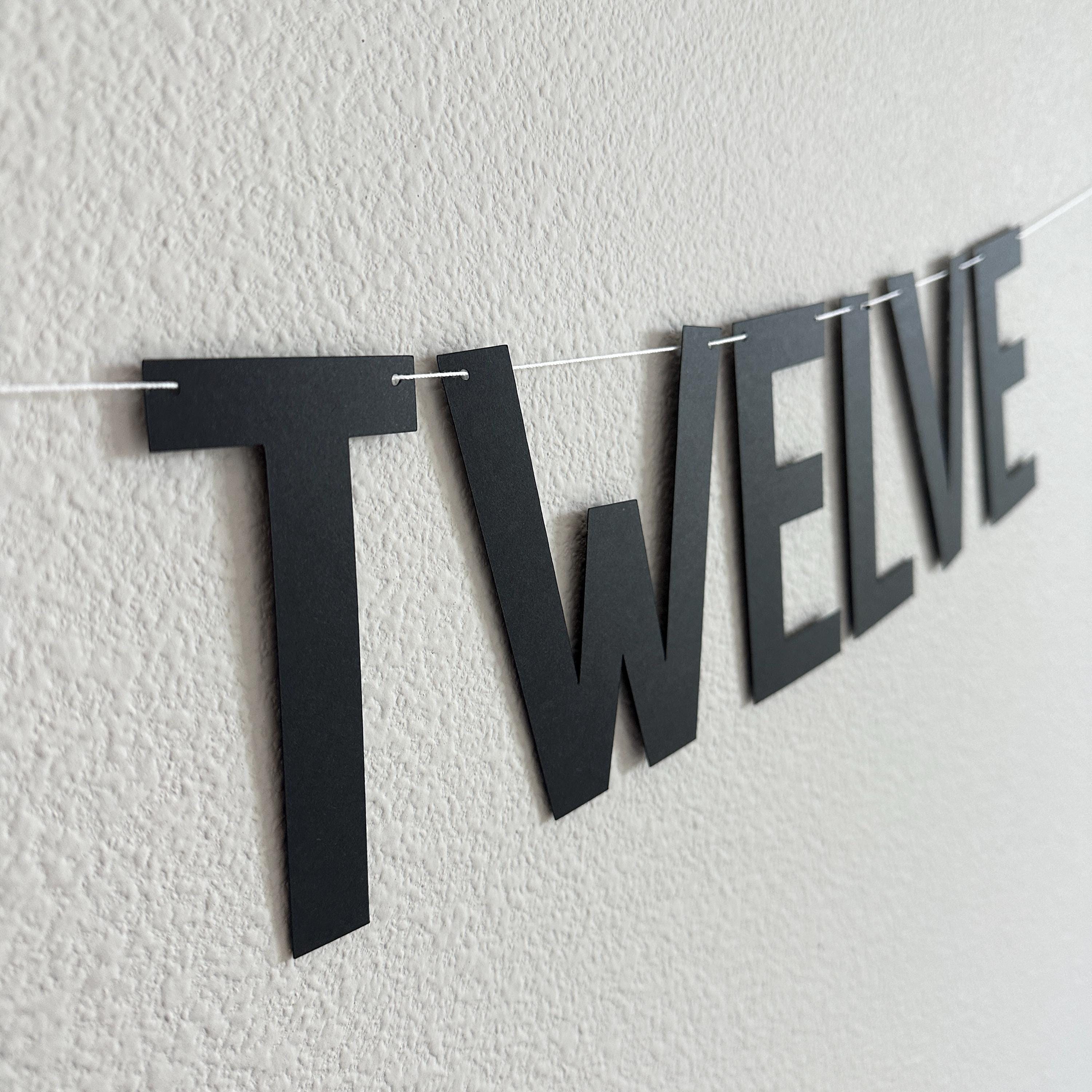 Bro I&#39;m Twelve, Bro Birthday Banner, Bro Birthday, Bro I&#39;m Age Decorations, Bro Decorations, 12th Birthday Banner, 12th birthday Party Ideas