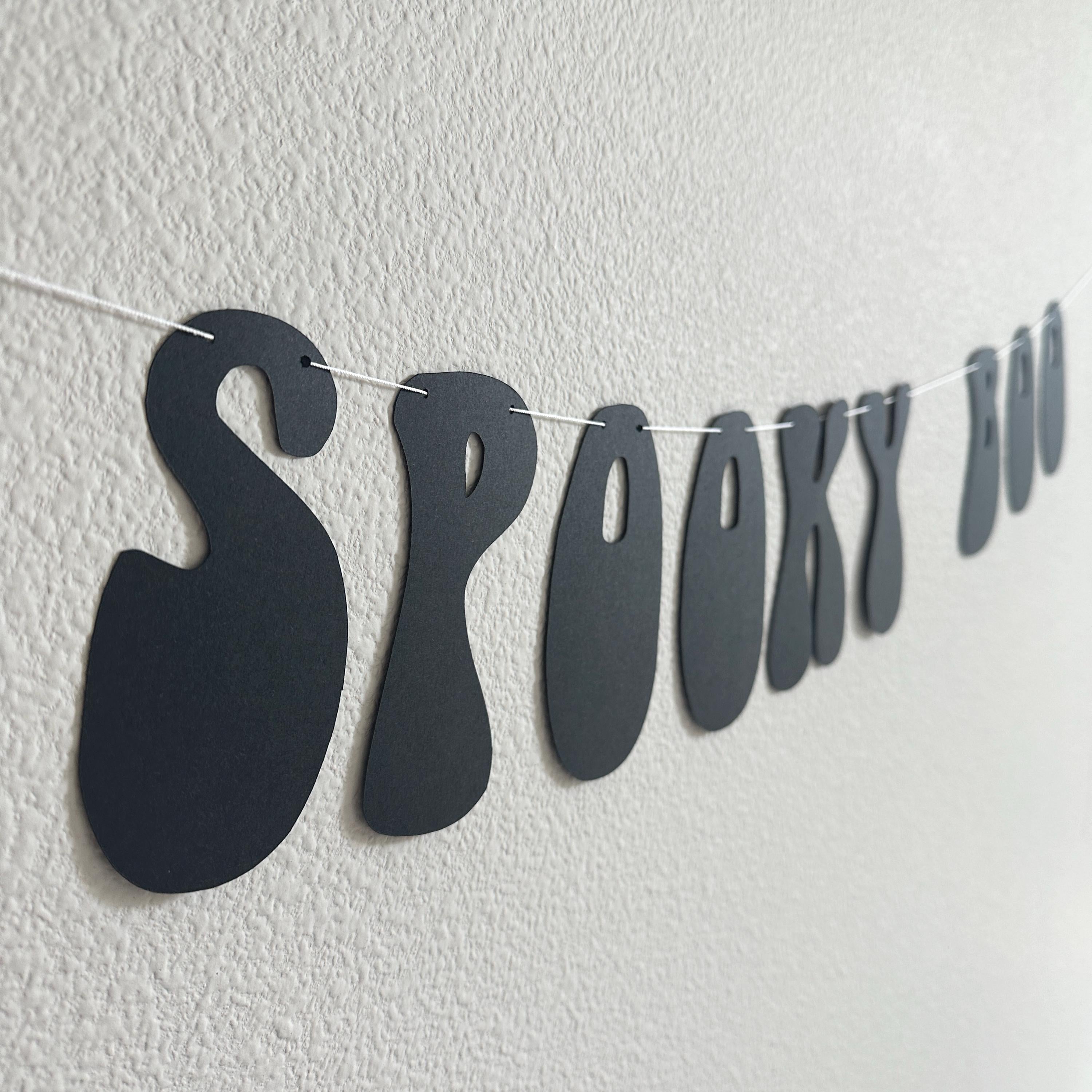 One Spooky Boo, Halloween Themed 1st Birthday Banner, October 1st Birthday Decorations, Spooky One, Spooky Boo Decorations