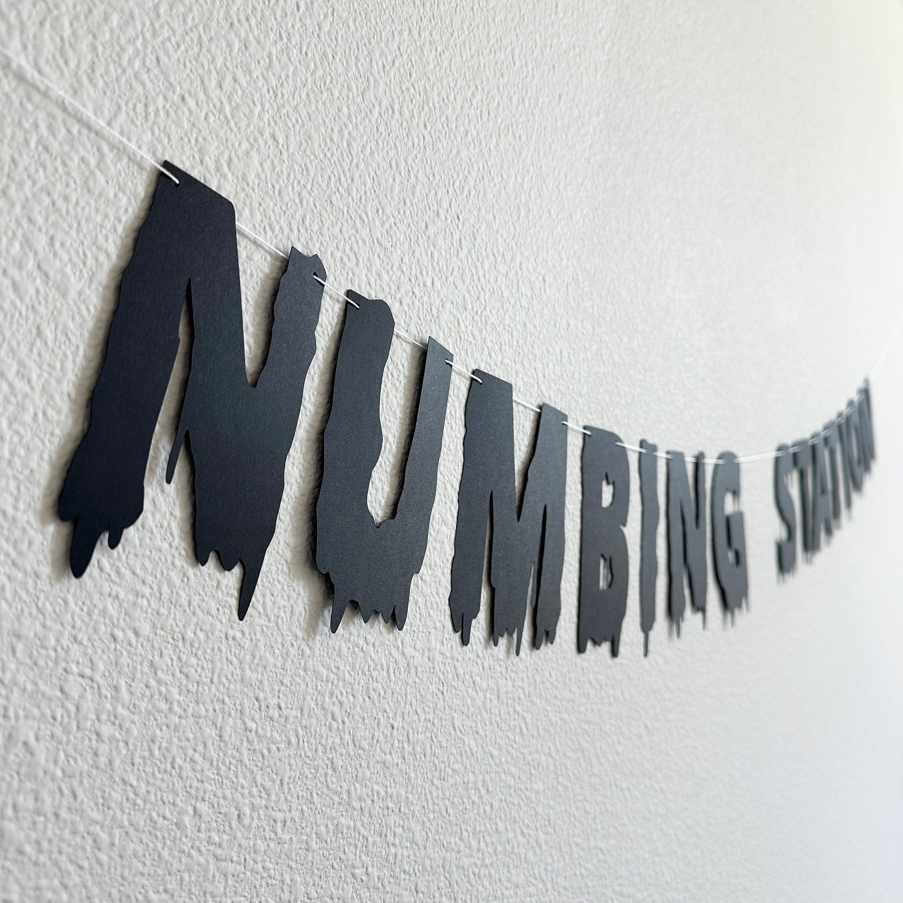 Numbing Station, Numbing Station Banner, Bar Decorations, Party Bar Banner, Drink Station Decorations, Halloween Party Banner Decoration