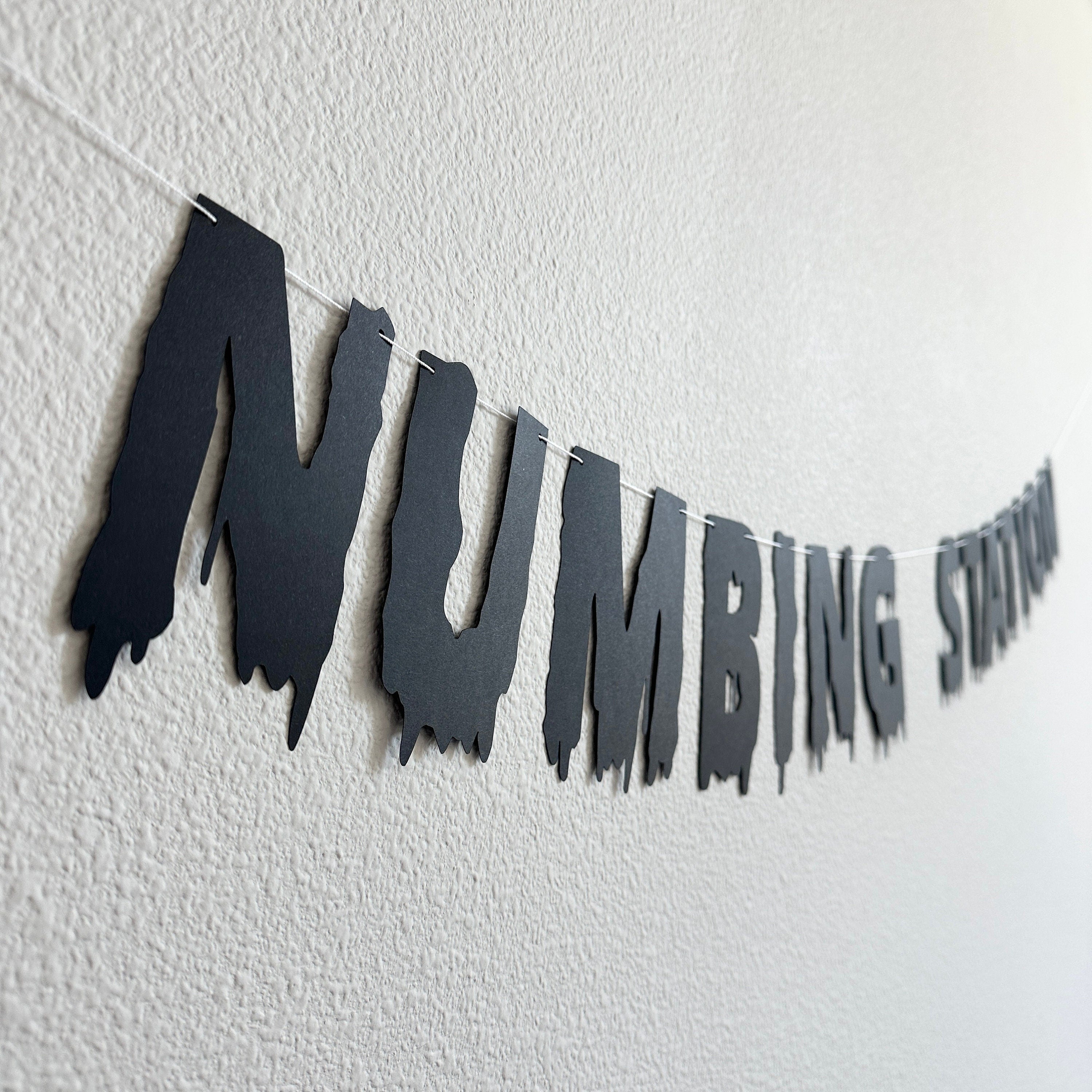 Numbing Station, Numbing Station Banner, Bar Decorations, Party Bar Banner, Drink Station Decorations, Halloween Party Banner Decoration