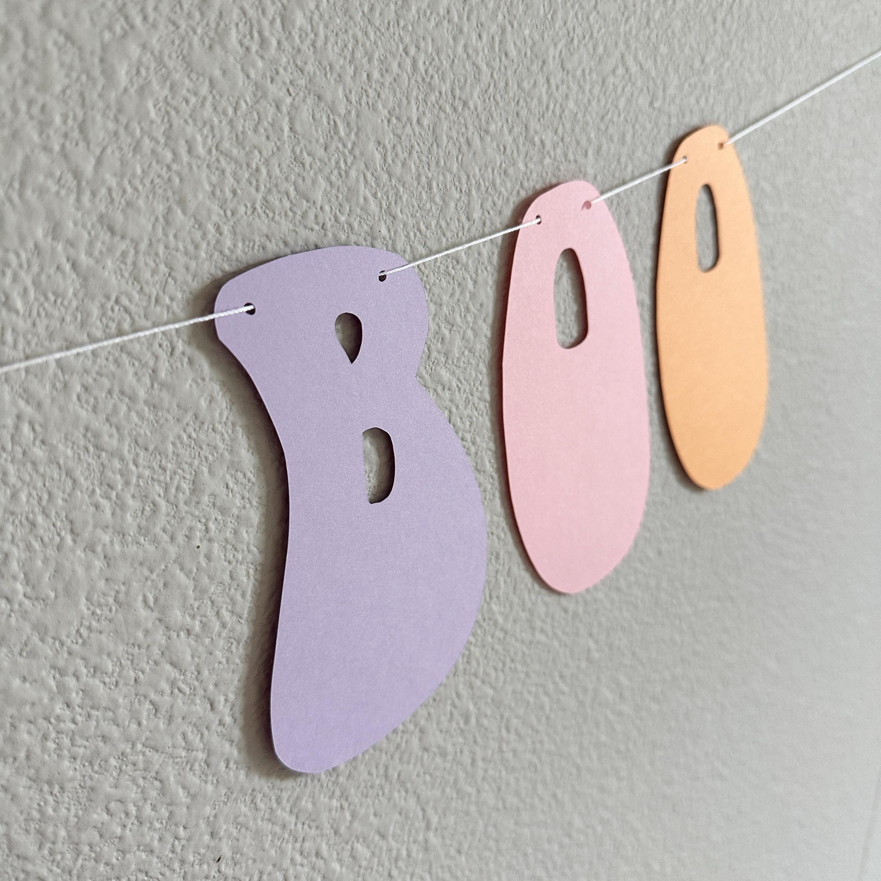 One Spooky Boo, Halloween Themed 1st Birthday Banner, October 1st Birthday Decorations, Spooky One, Girls 1st Birthday Theme, Spooky Boo