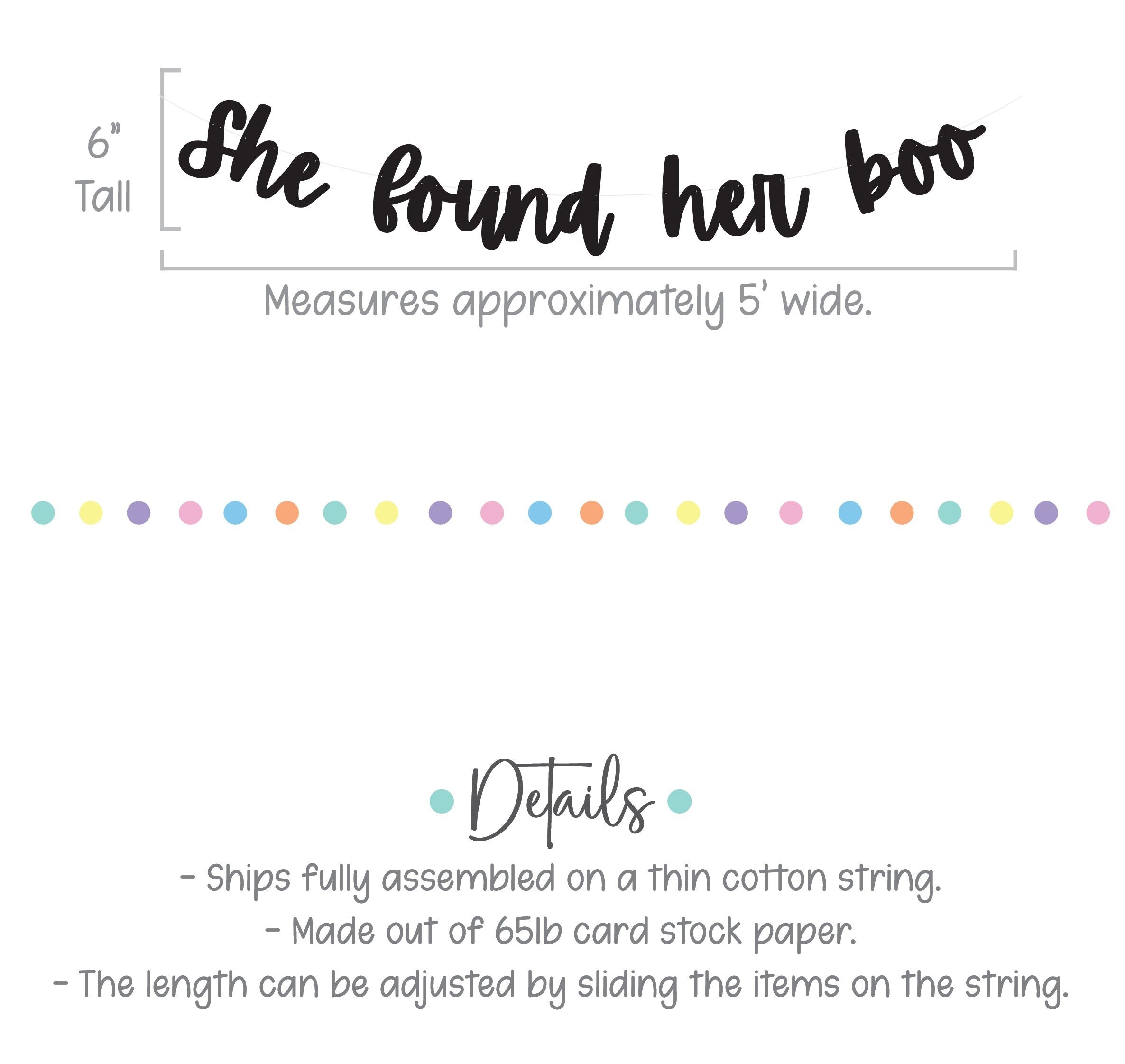 She Found Her Boo, Halloween Themed Bachelorette Party, October Bach, Halloween Bach Decorations, She Found Her Boo Banner