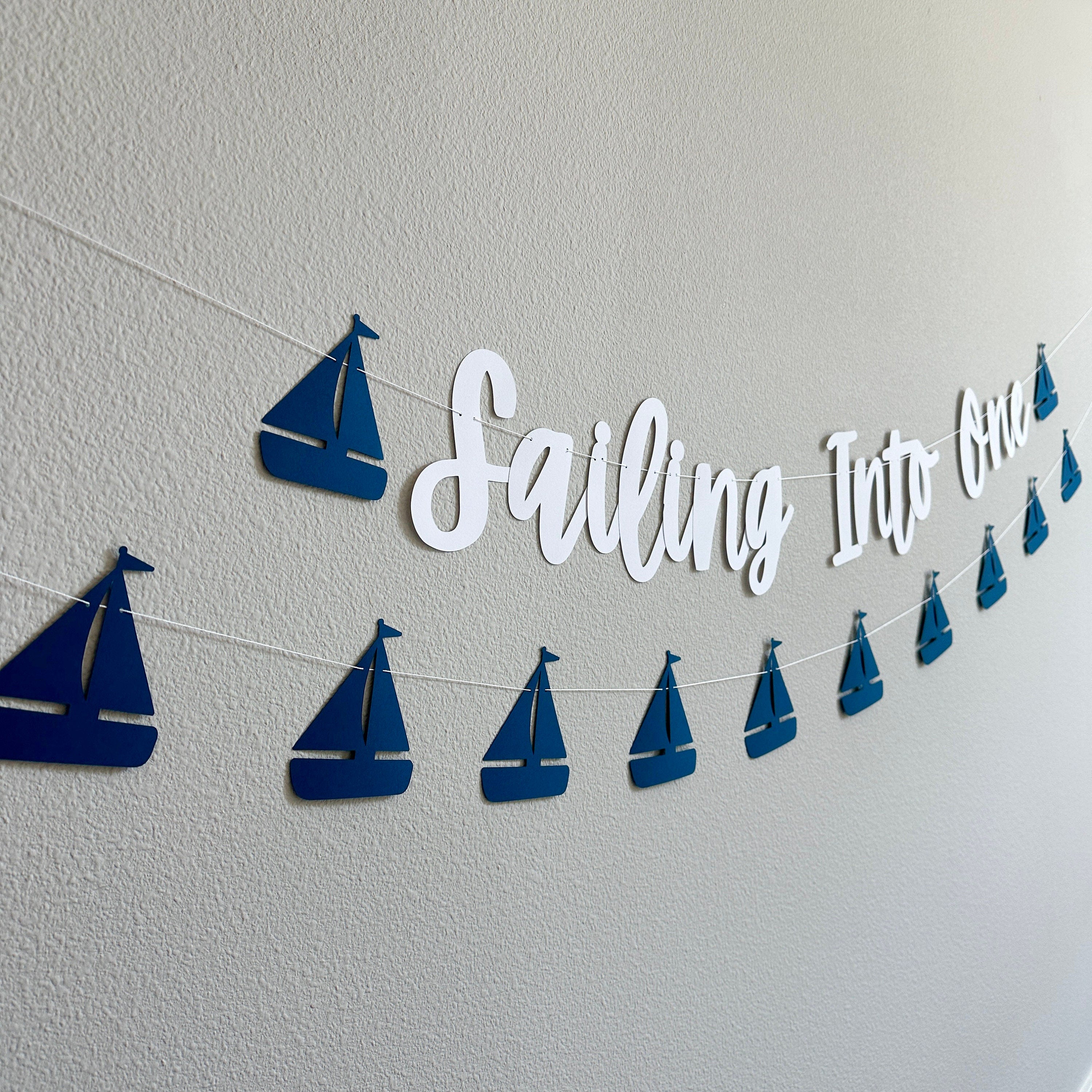 Sailing Into One, 1st Birthday Ideas, 1st Birthday Sailing Theme, Sailing Into One Decorations, Sailboat 1st Birthday Party Decorations