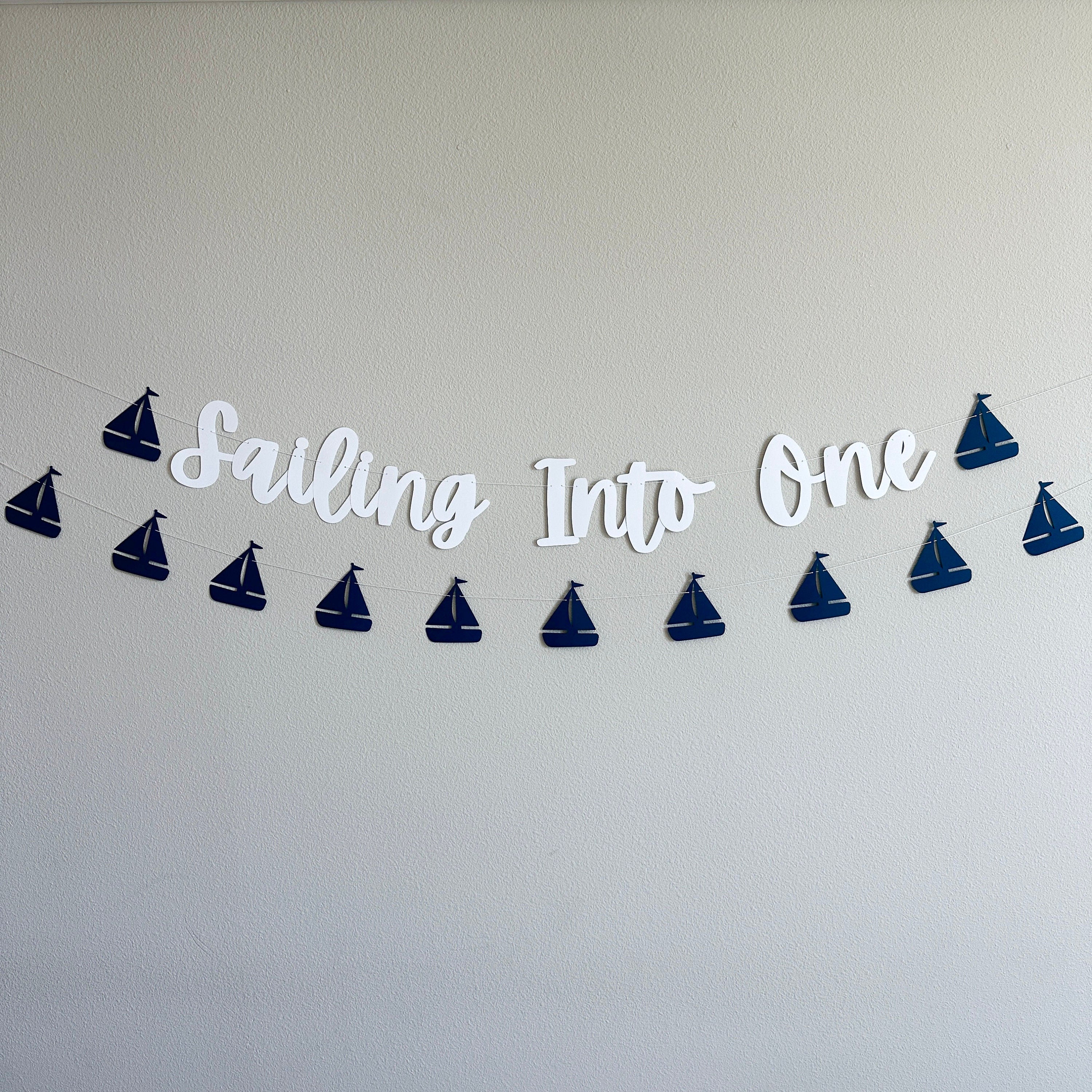 Sailing Into One, 1st Birthday Ideas, 1st Birthday Sailing Theme, Sailing Into One Decorations, Sailboat 1st Birthday Party Decorations