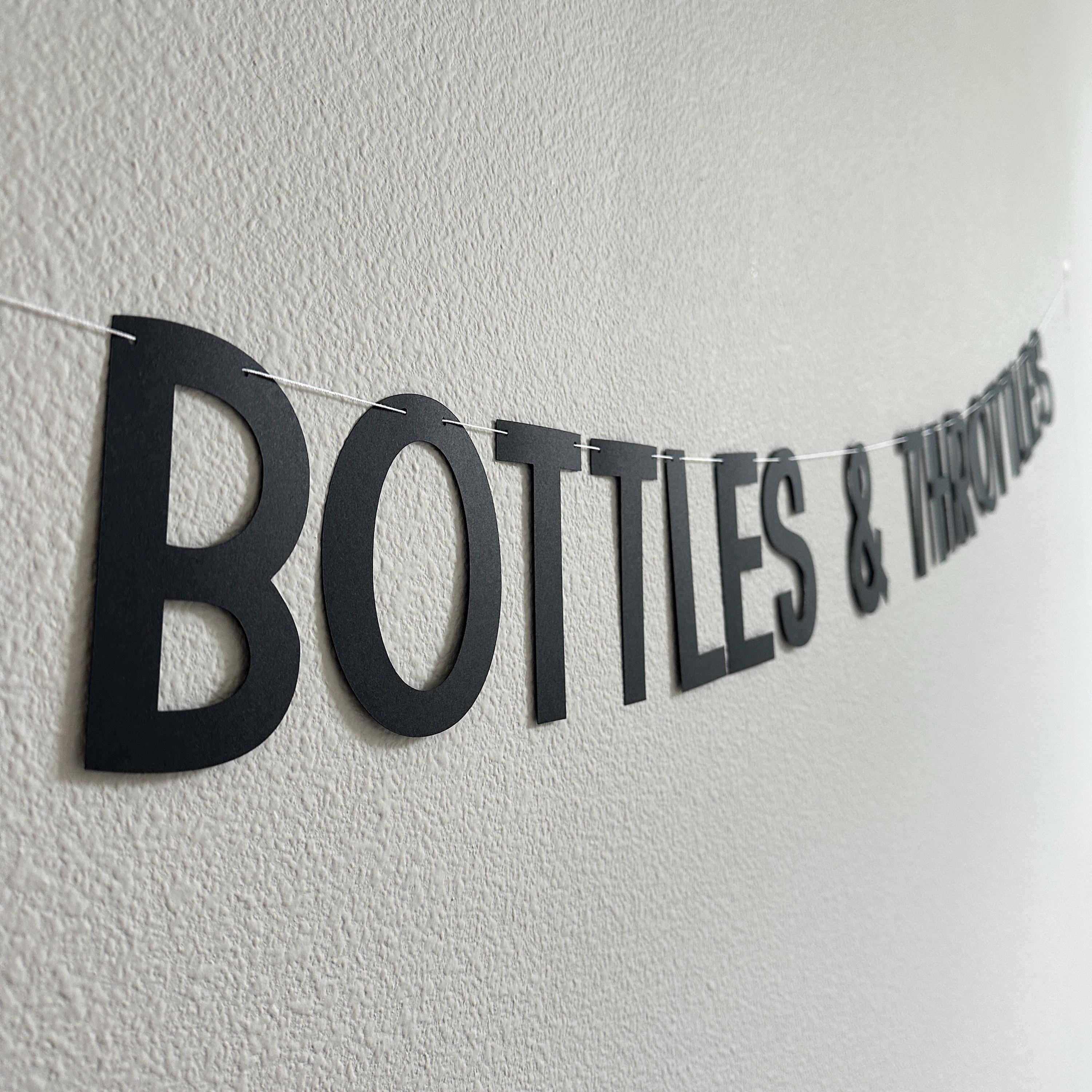 Bottles & Throttles, Bike Themed Baby Shower, Bottles and Throttles Decorations, Dirt Bike Baby Shower, Twisting Throttles Baby Shower