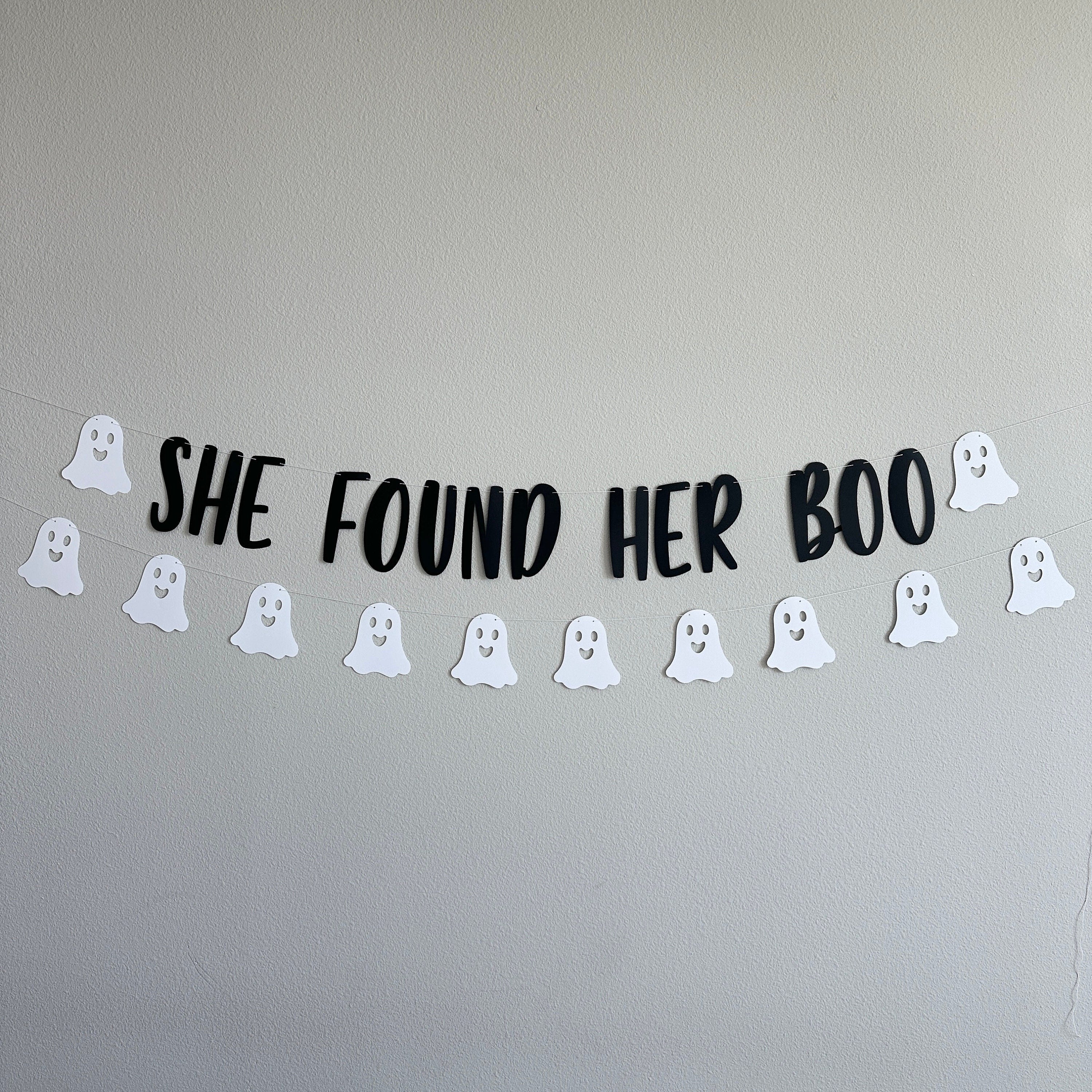 She Found Her Boo, She Found Her Boo Banner, She Found Her Boo Decorations, October Bachelorette, Halloween Bachelorette