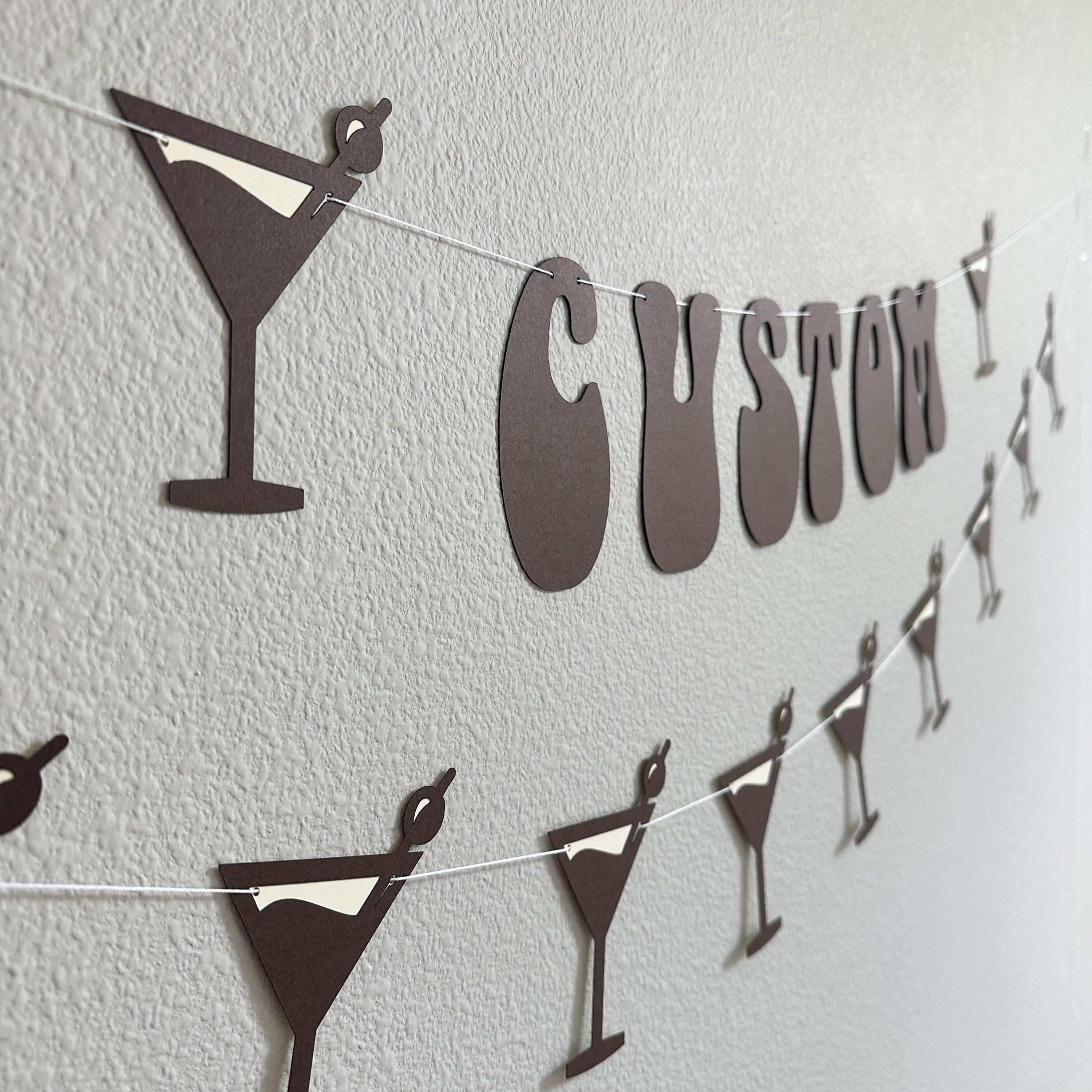 Custom Espresso Banner, Espresso Martini, Espresso Martini Decorations, Espresso Birthday, Espresso Bachelorette Party, Espresso Theme