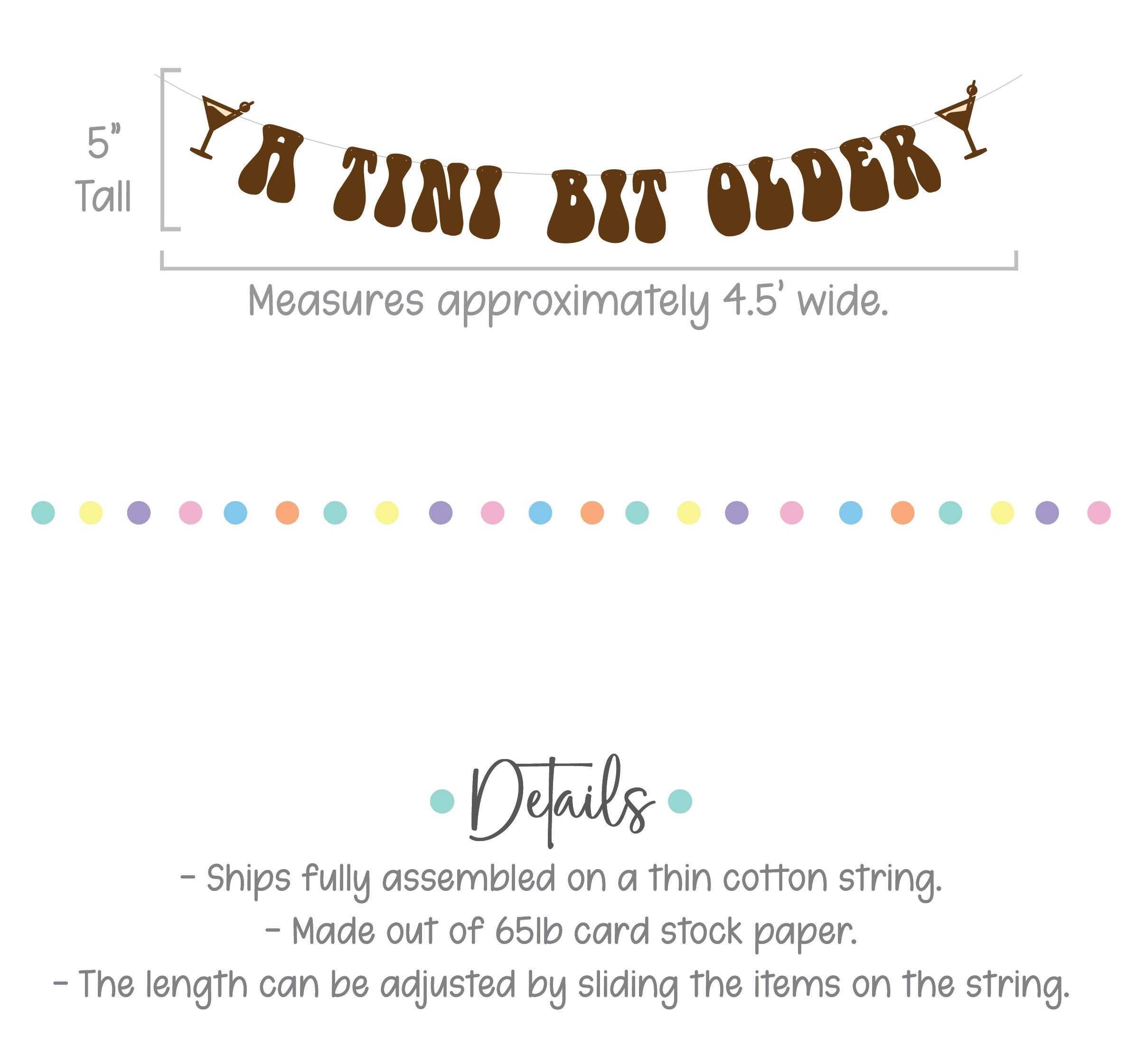 A Tini Bit Older, Espresso Martini Themed Banner, Espresso Martini Birthday Party, Espresso Martini, Birthday Party Theme Ideas