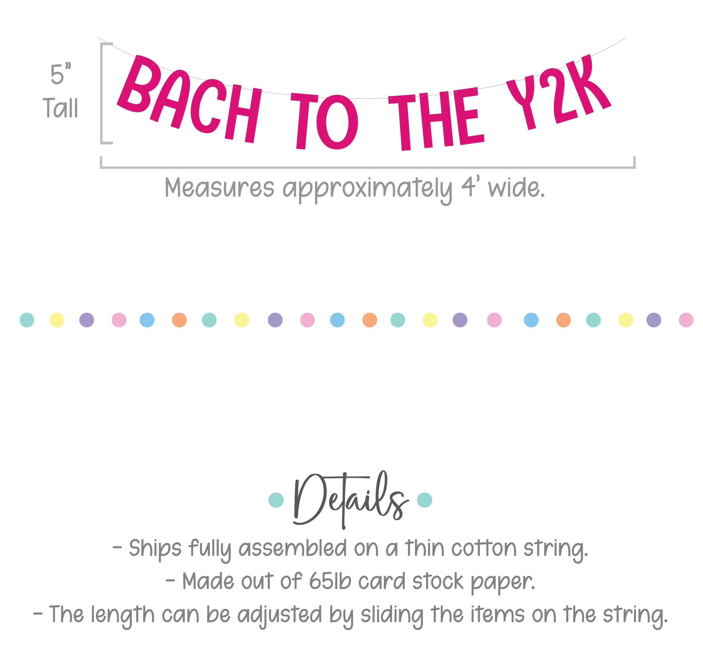 Bach To The Y2K, 2000&#39;s Themed Bachelorette party Decorations, Bachelorette Party Ideas, Y2K Bach, Bach Ideas, Y2K Bachelorette