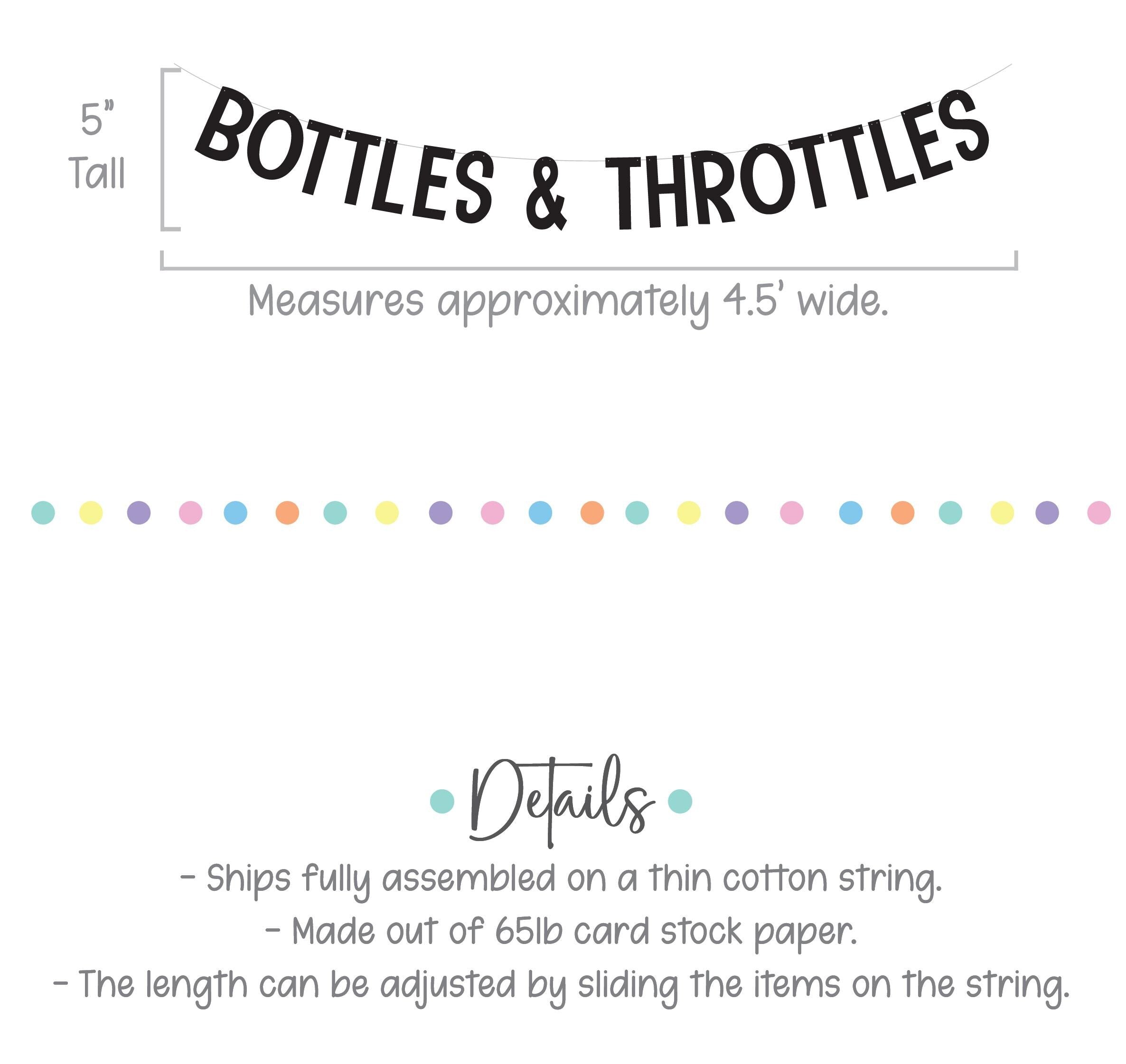 Bottles & Throttles, Bike Themed Baby Shower, Bottles and Throttles Decorations, Dirt Bike Baby Shower, Twisting Throttles Baby Shower