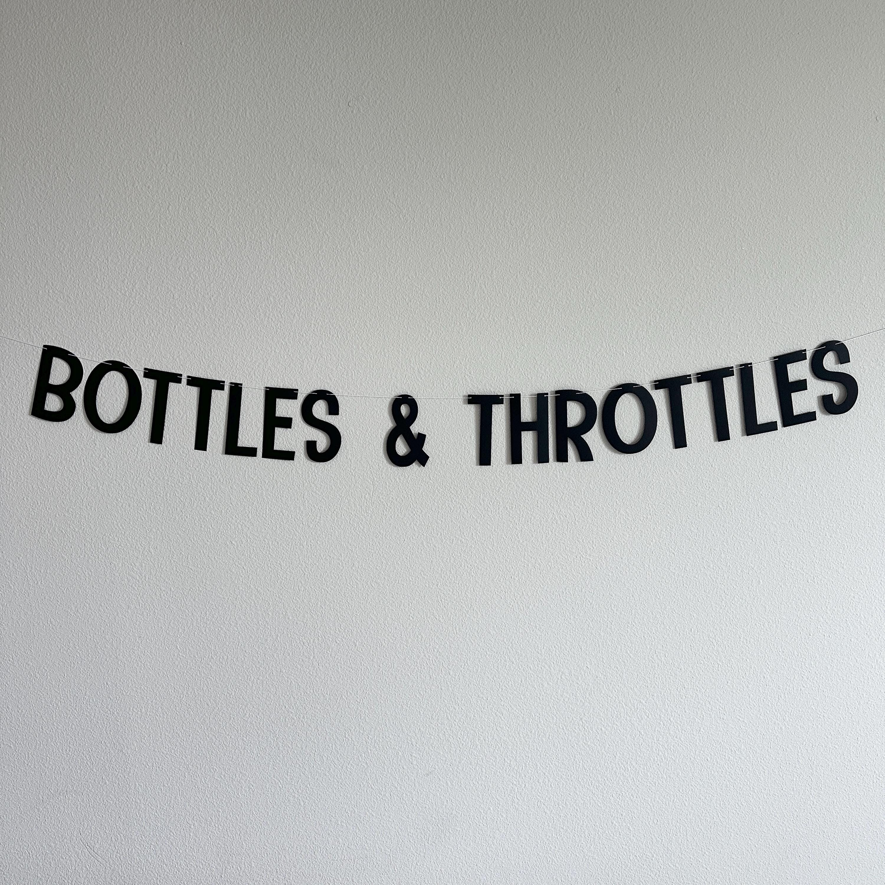 Bottles & Throttles, Bike Themed Baby Shower, Bottles and Throttles Decorations, Dirt Bike Baby Shower, Twisting Throttles Baby Shower