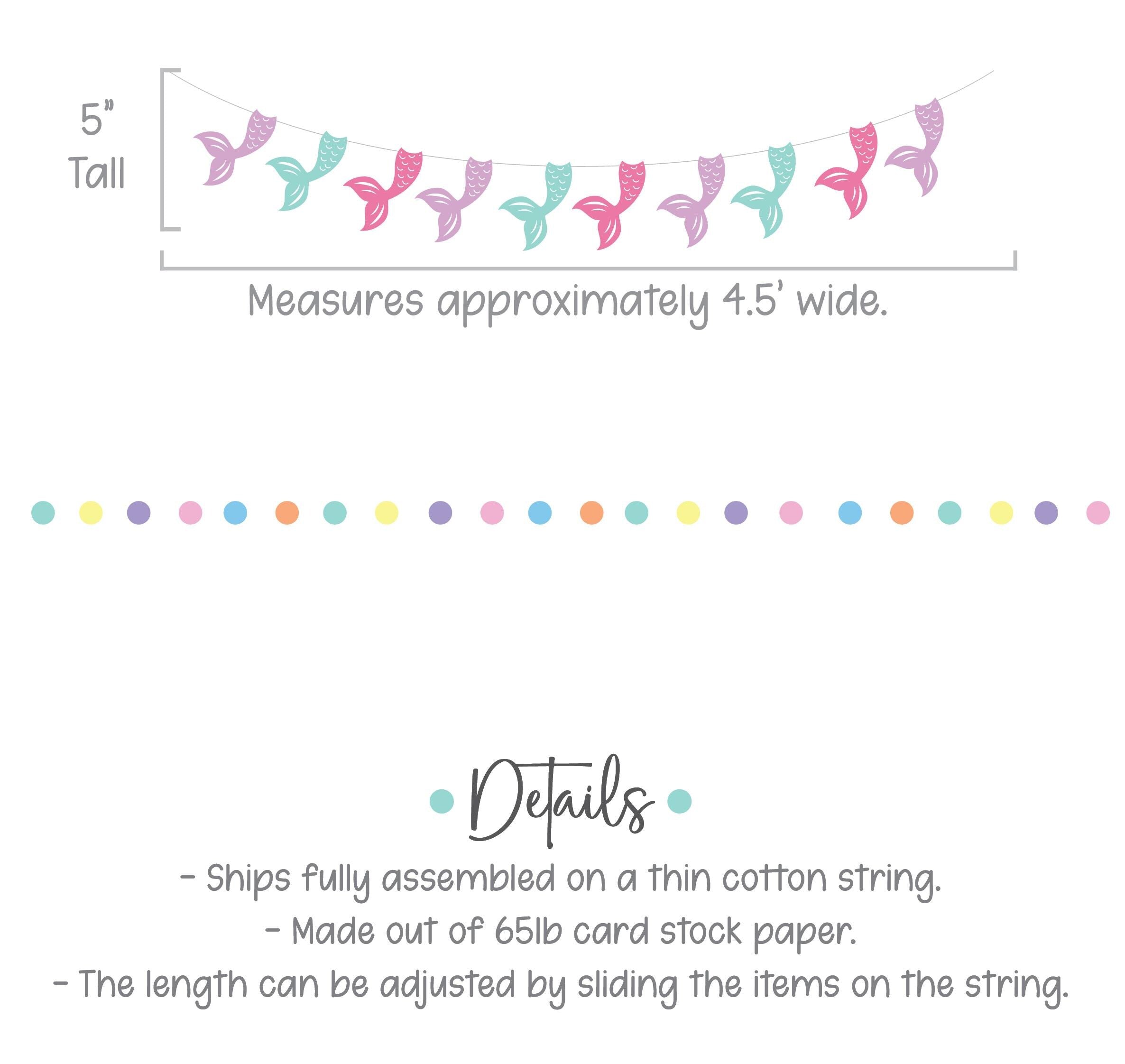 Mermaid Birthday Banner, Mermaid Happy Birthday, Mermaid Birthday Banner, Mermaid Birthday, Mermaid Party, Mermaid Decorations