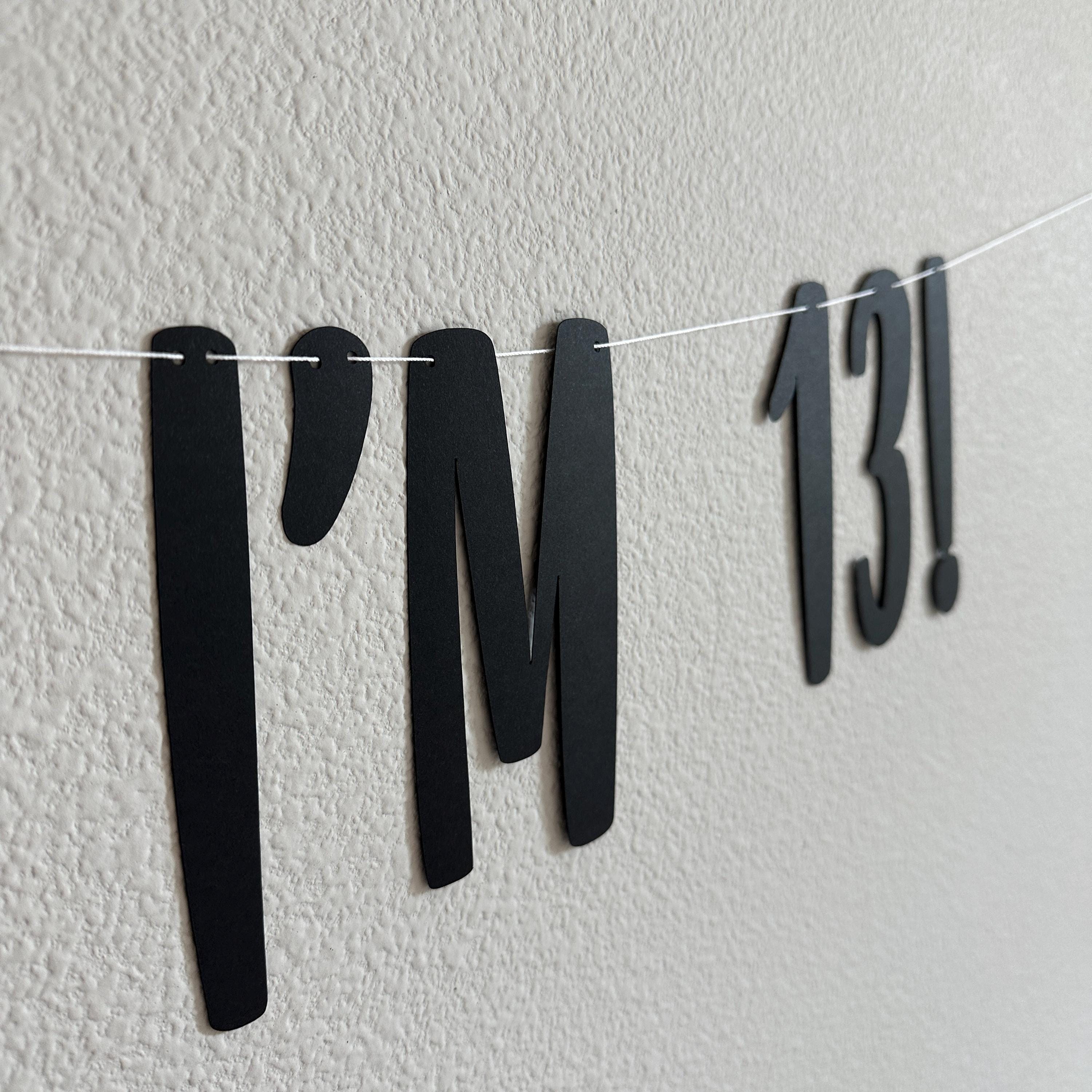Bruh I&#39;m 13, 13th Birthday Banner, Thirteenth Birthday Decorations, Bruh I&#39;m 13 Banner, 13th Birthday Ideas, Boys 13th Birthday