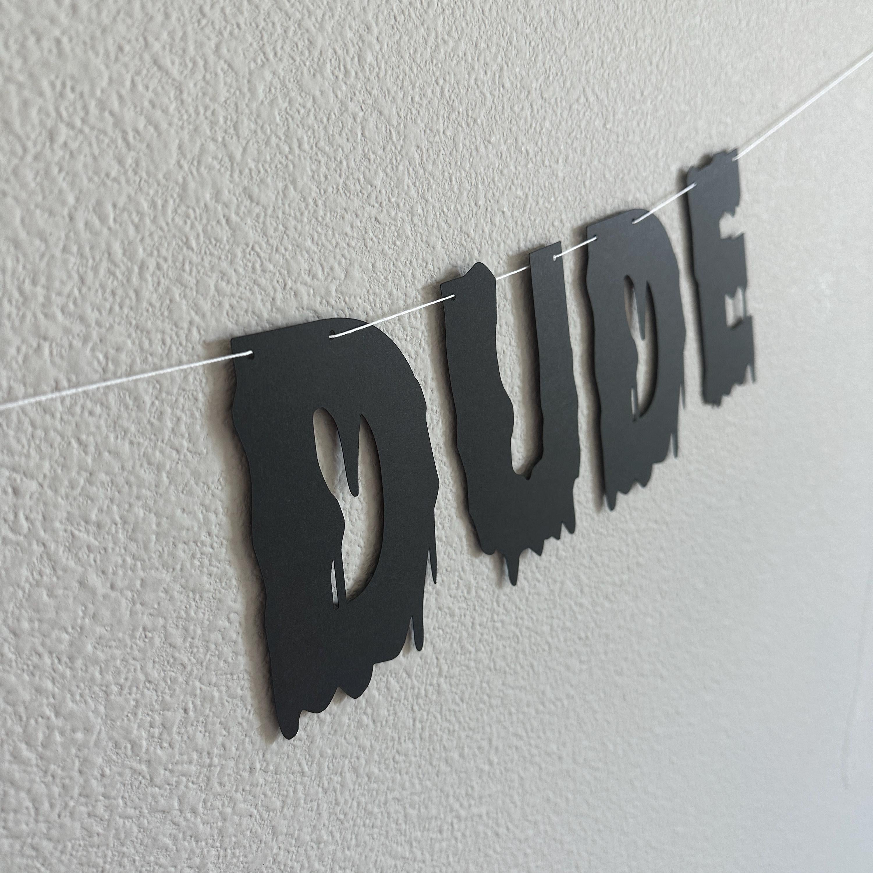 One Spooky Dude, Halloween Themed 1st Birthday Banner, October 1st Birthday Decorations, Spooky One, Boys 1st Birthday Theme Ideas