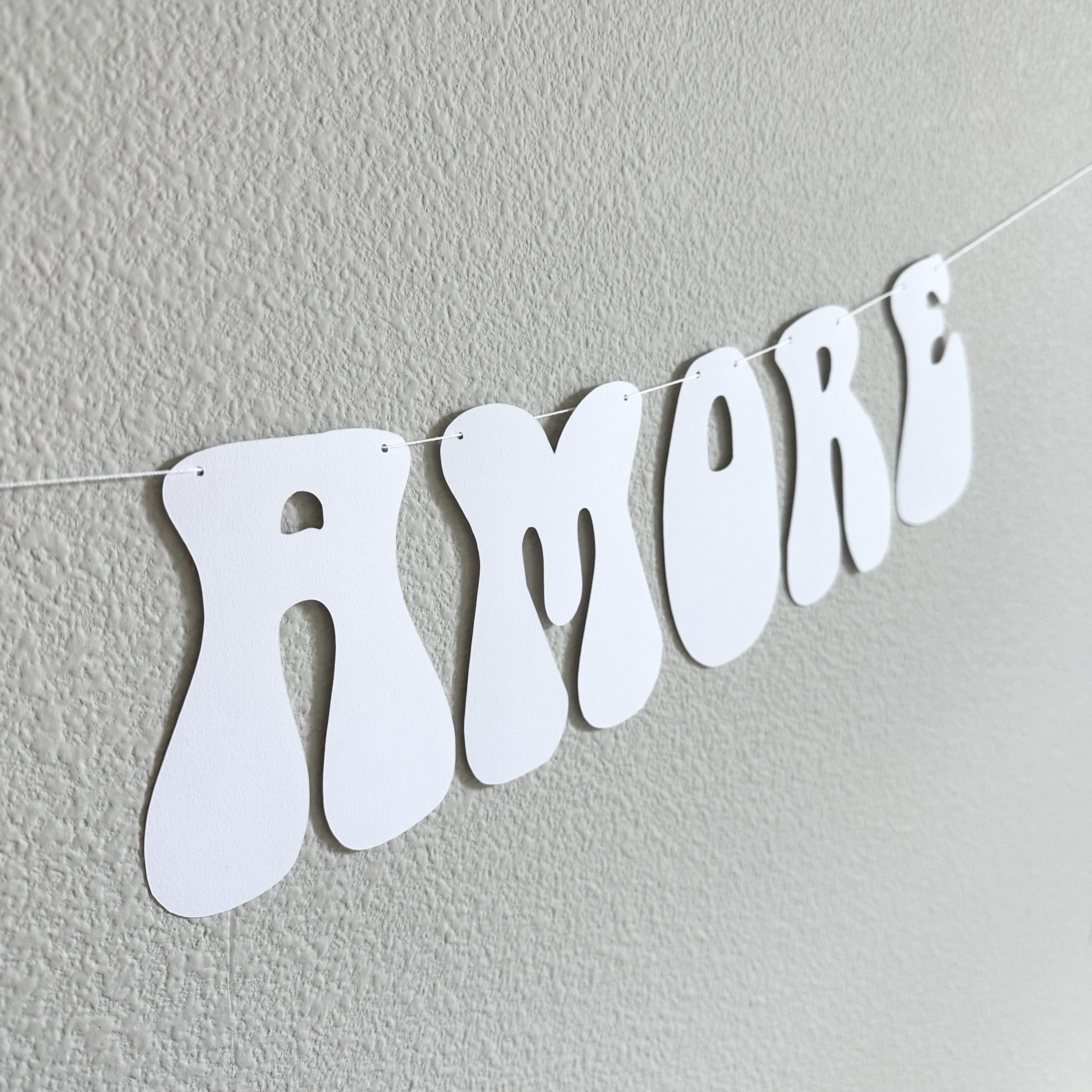 That&#39;s Amore, White That&#39;s Amore Banner, That&#39;s Amore Decorations, White Wedding Decorations, Bachelorette Decorations, Wedding Backdrop