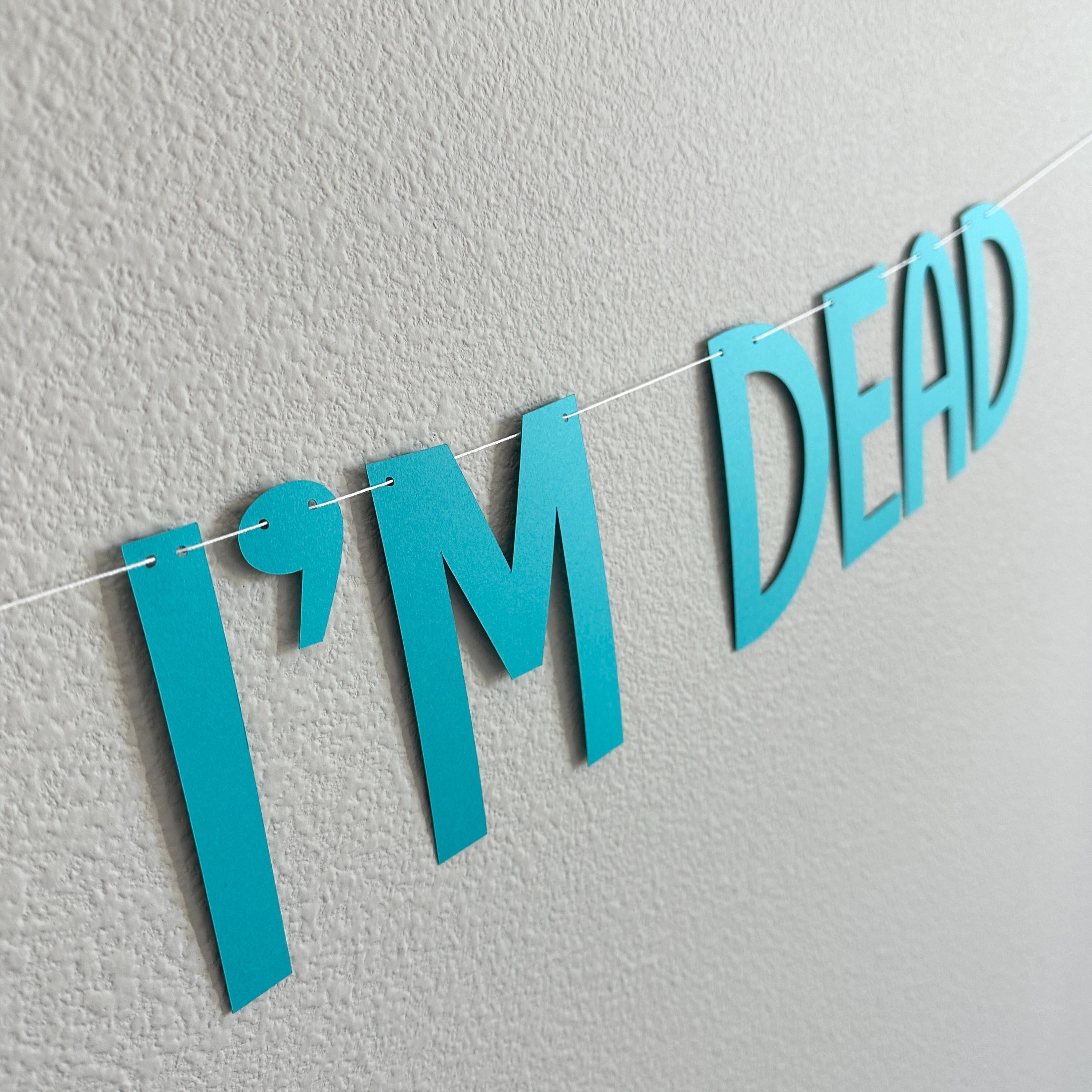 In Dog Years I&#39;m Dead, Birthday Banner, Funny Birthday Banner, Birthday Decorations, Adult Birthday Party, Dog Lover&#39;s Birthday Party Ideas