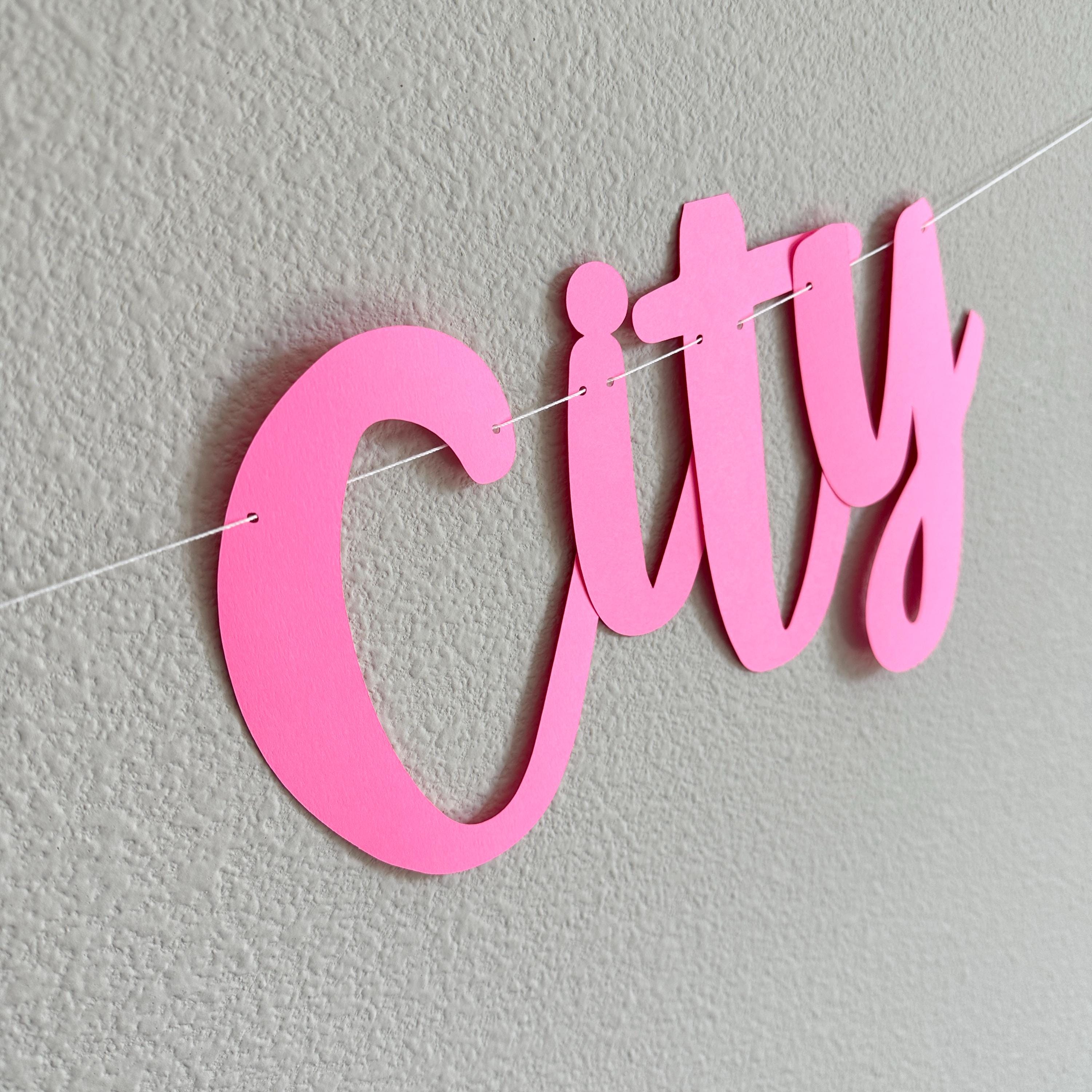 Bride And The City, Bride And The City Banner, Bride And The City Decorations, Big City Bridal Shower, Bachelorette Party Decoration Ideas