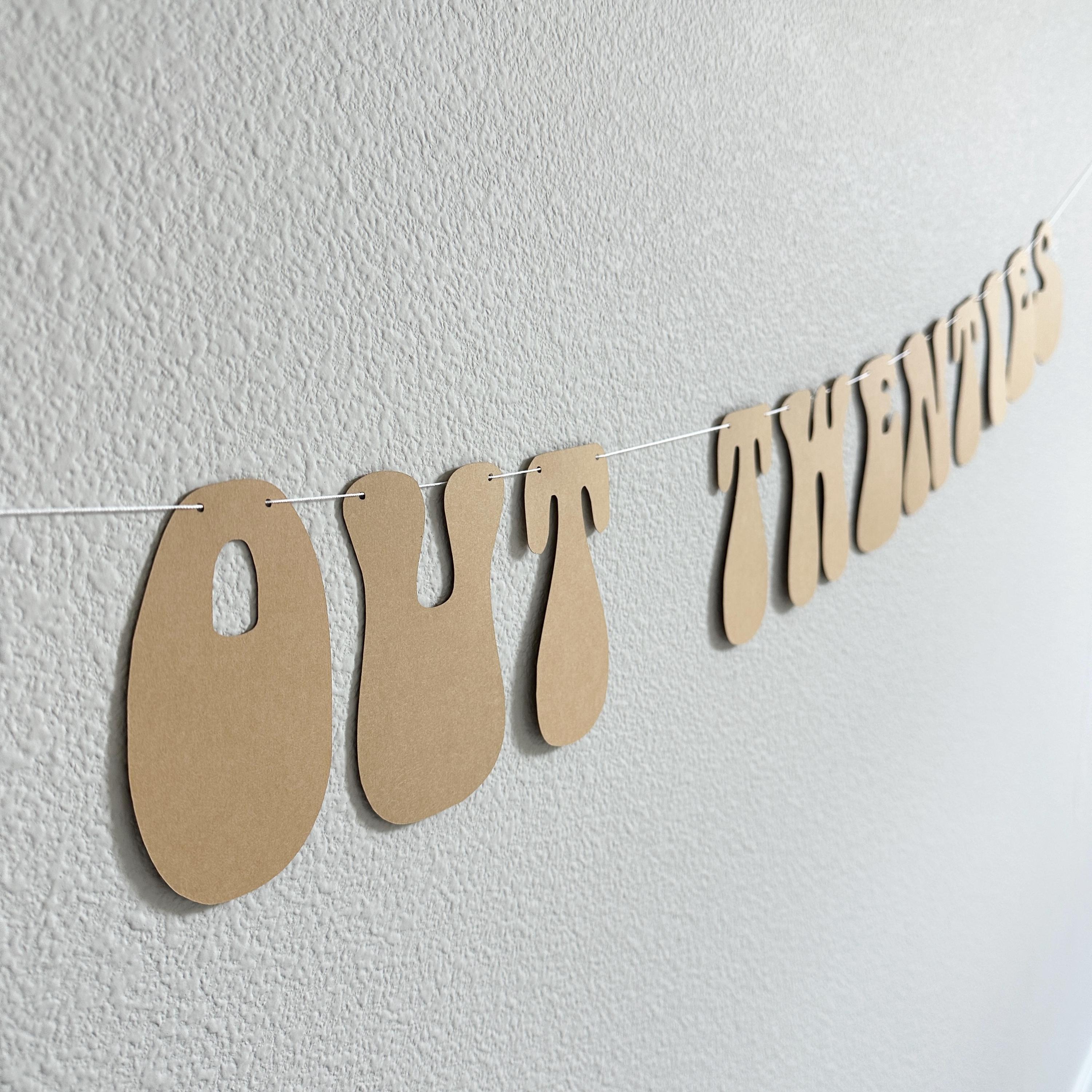 Peace Out Twenties, Peace Out Twenties Banner, 30th Birthday Decorations, 30th Birthday Party Theme Ideas, 30th Birthday Celebration