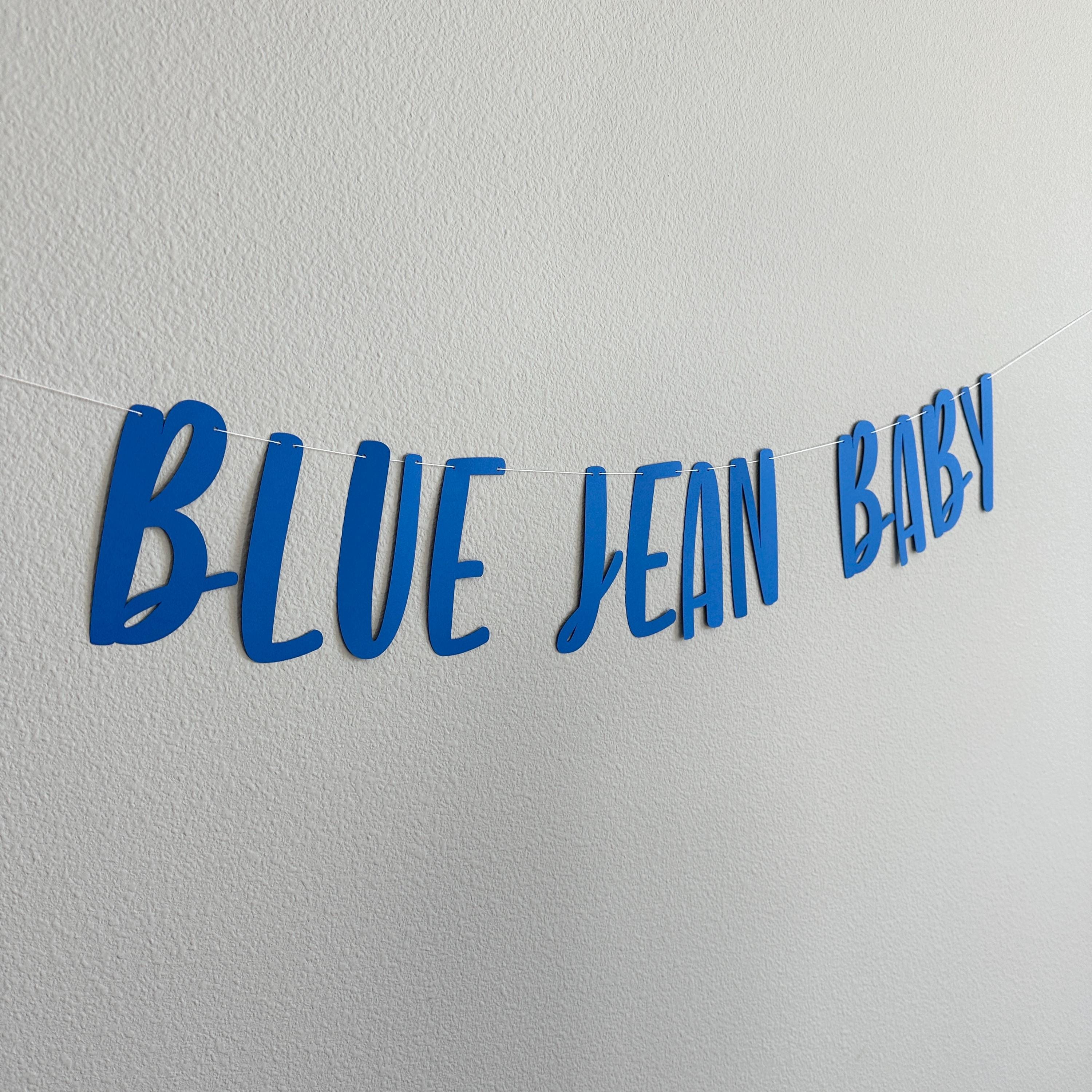 Blue Jean Baby, Blue Jean Baby Shower Theme, Denim Baby Shower Decorations, Baby Shower Ideas, Blue Jean Baby Banner Decorations