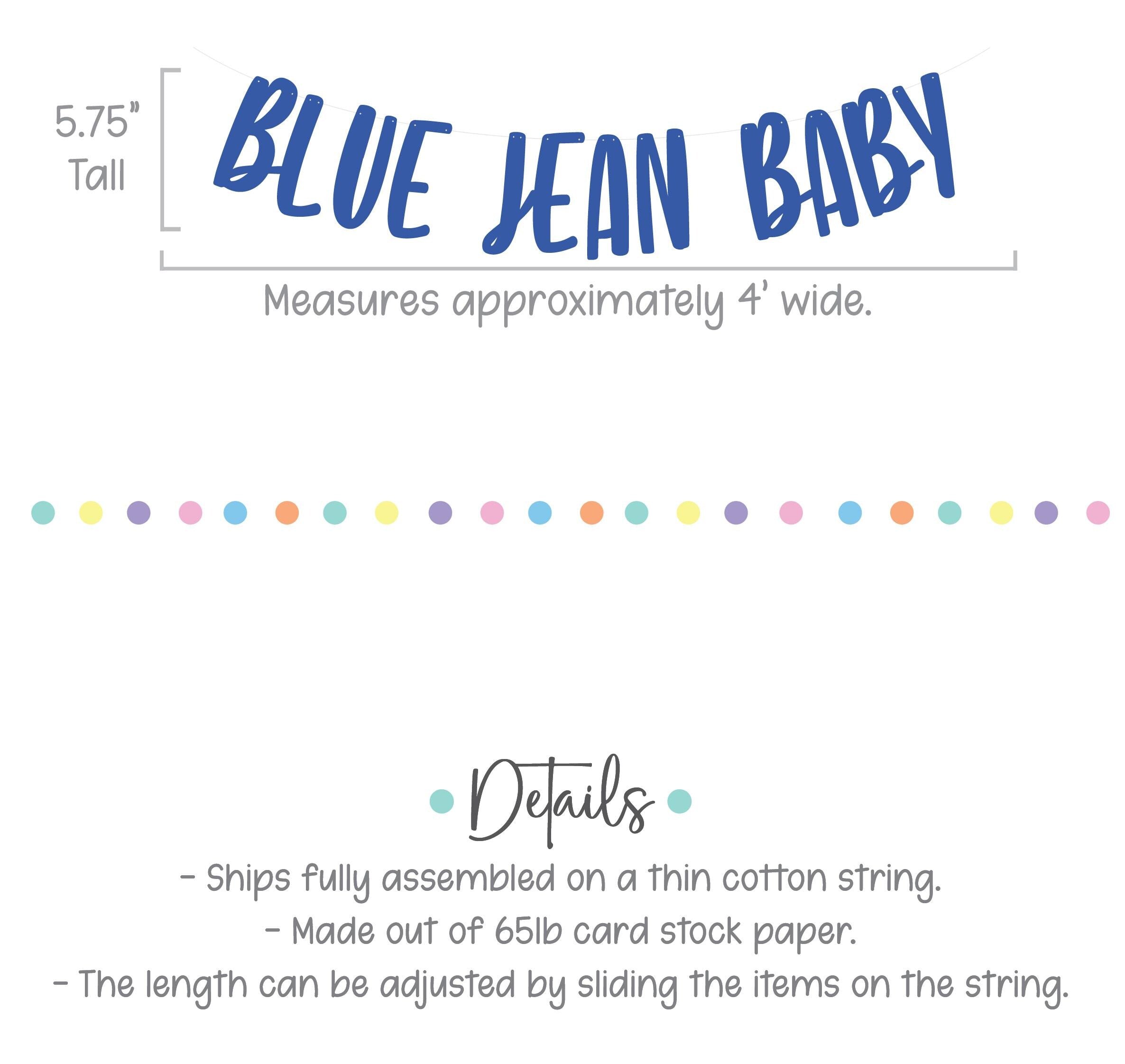 Blue Jean Baby, Blue Jean Baby Shower Theme, Denim Baby Shower Decorations, Baby Shower Ideas, Blue Jean Baby Banner Decorations