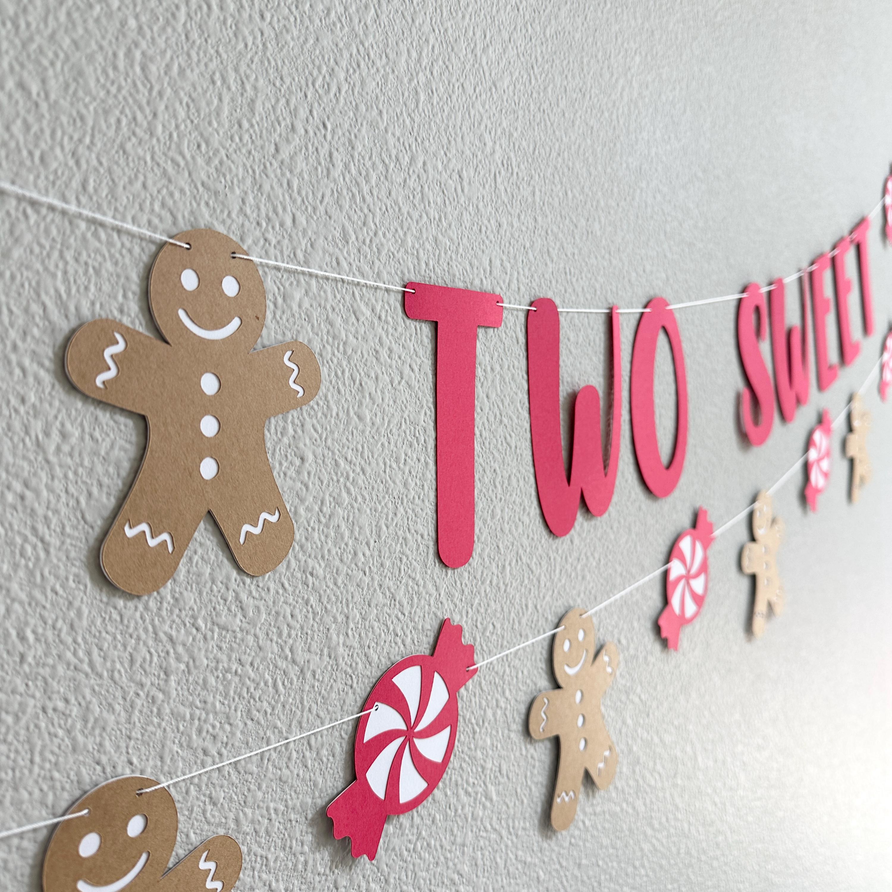Two Sweet, Two Sweet Banner, Two Sweet Decorations, Christmas 2nd Birthday, Christmas 2nd Birthday Decorations, December 2nd Bithday
