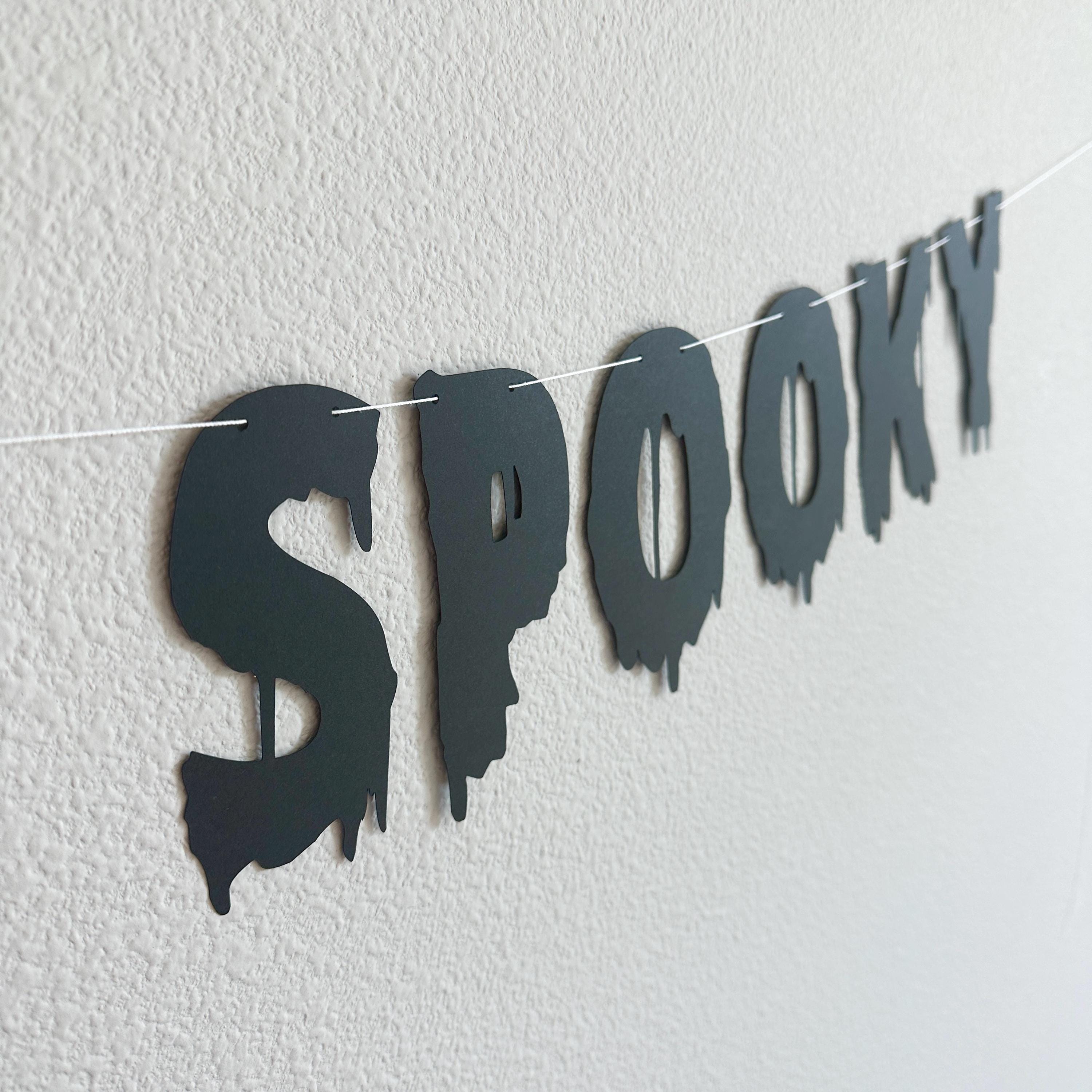 Four Ever Spooky, Halloween Themed 4th Birthday Decorations, Four Ever Spooky Banner, October 4th Birthday Ideas, Four Ever Spooky Party