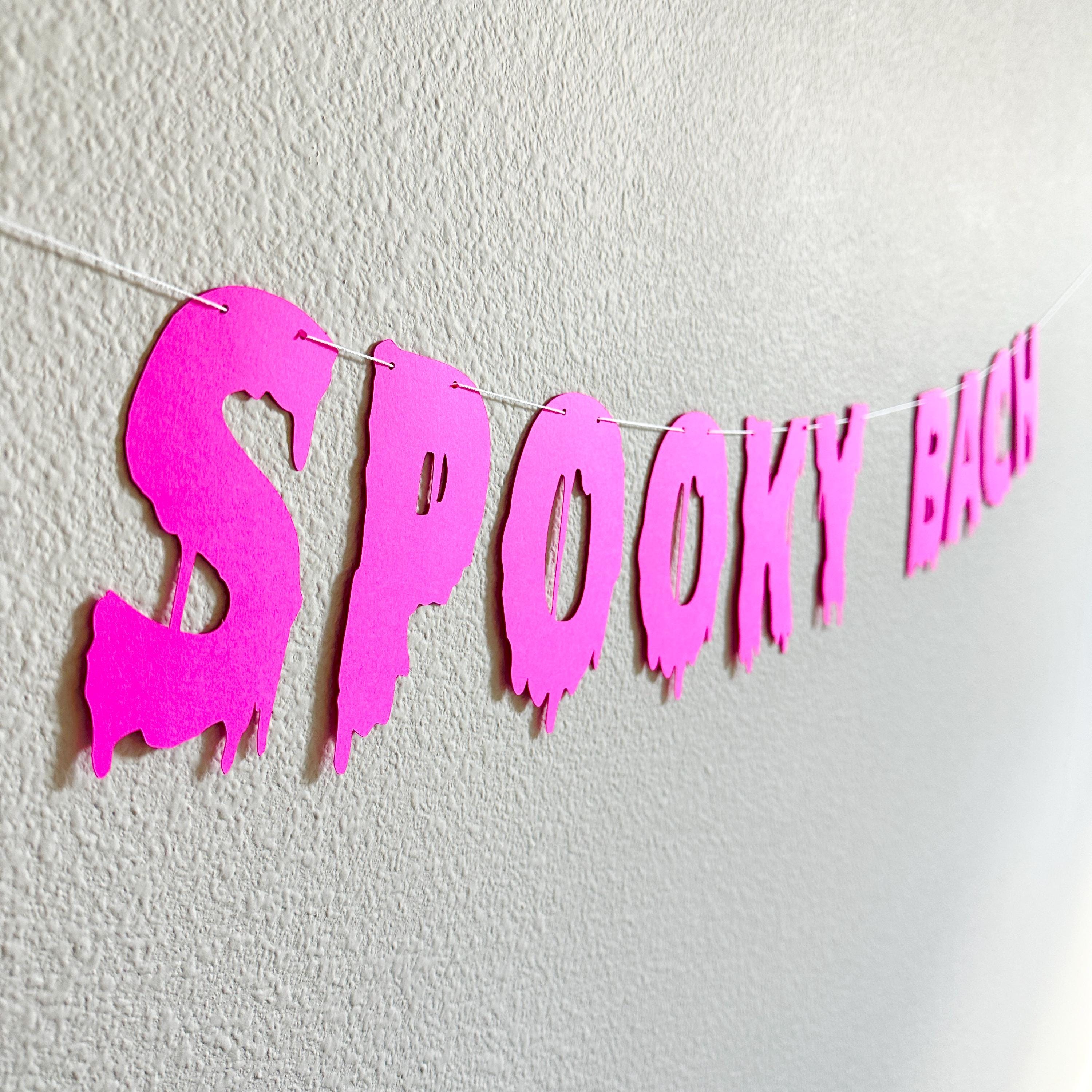 Spooky Bach, Halloween Themed Bachelorette Decoration, Spooky Bachelorette Banner, Spooky Bach Banner, October Bachelorette Theme Ideas