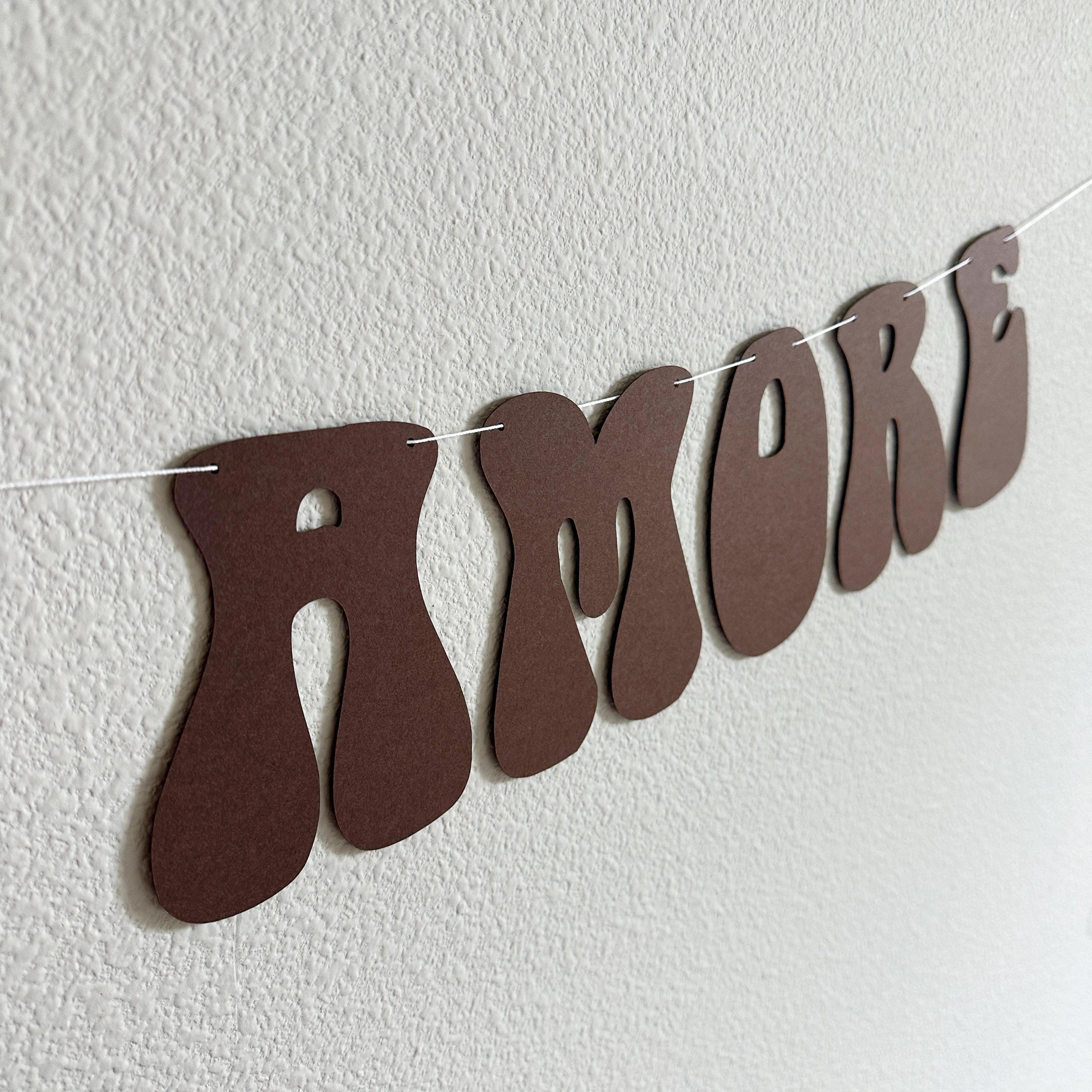 That&#39;s Amore, Brown That&#39;s Amore Banner, That&#39;s Amore Decorations, Brown Wedding Decorations, Bachelorette Decorations, Wedding Backdrop