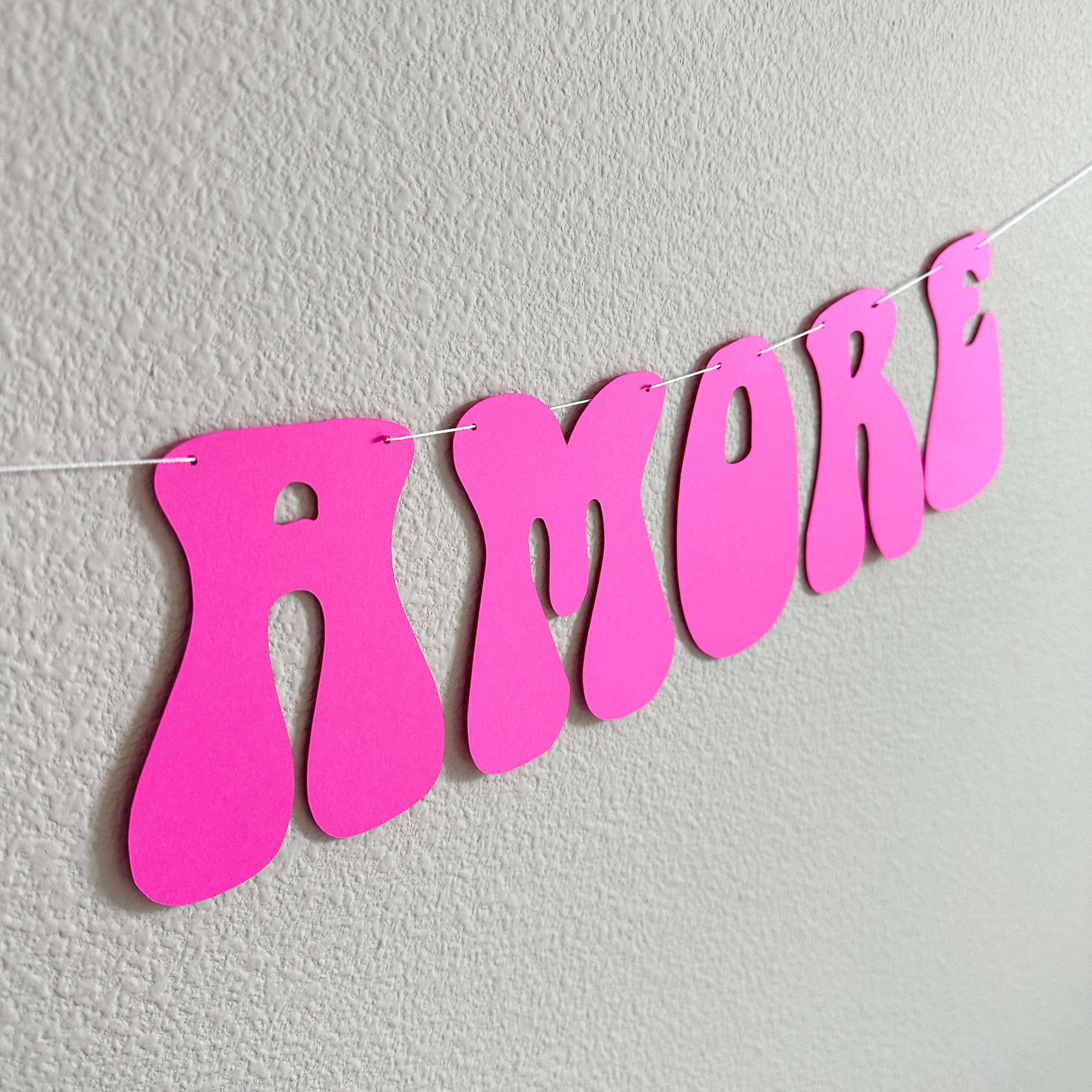 That&#39;s Amore, Fuchsia That&#39;s Amore Banner, That&#39;s Amore Decorations, Fuchsia Wedding Decorations, Bachelorette Decorations, Wedding Backdrop