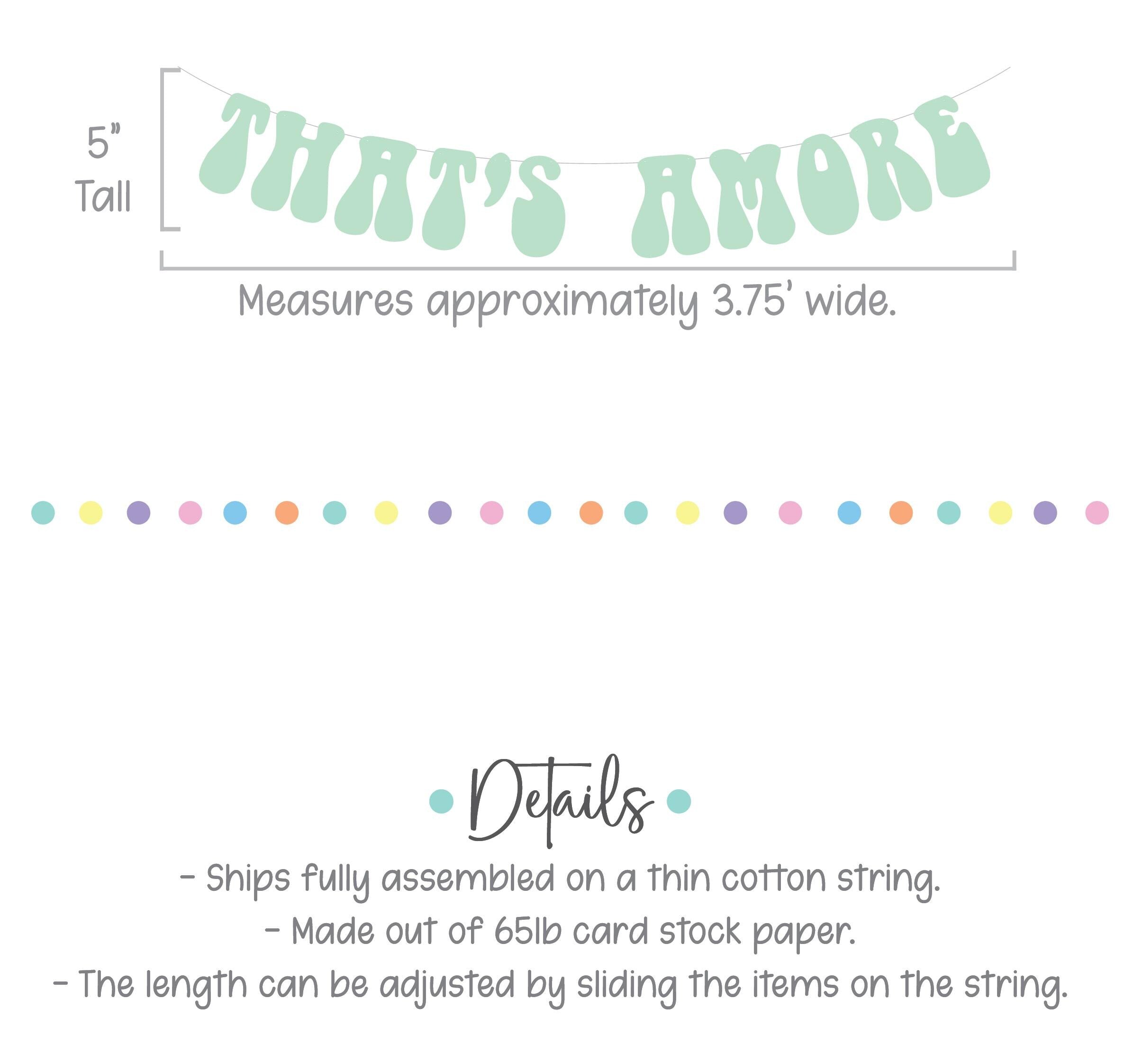 That&#39;s Amore, Mint That&#39;s Amore Banner, That&#39;s Amore Decorations, Mint Wedding Decorations, Bachelorette Decorations, Wedding Backdrop