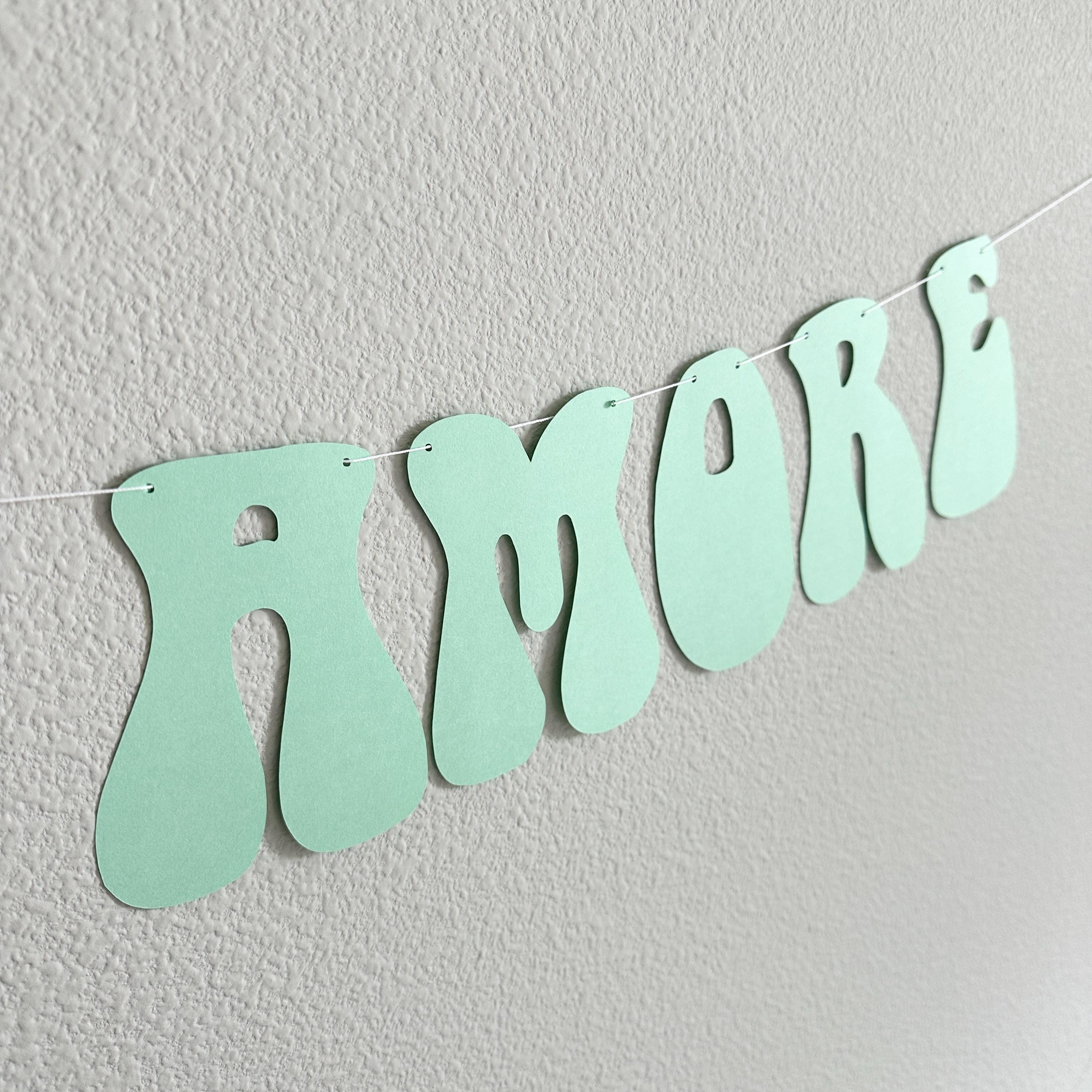 That&#39;s Amore, Mint That&#39;s Amore Banner, That&#39;s Amore Decorations, Mint Wedding Decorations, Bachelorette Decorations, Wedding Backdrop