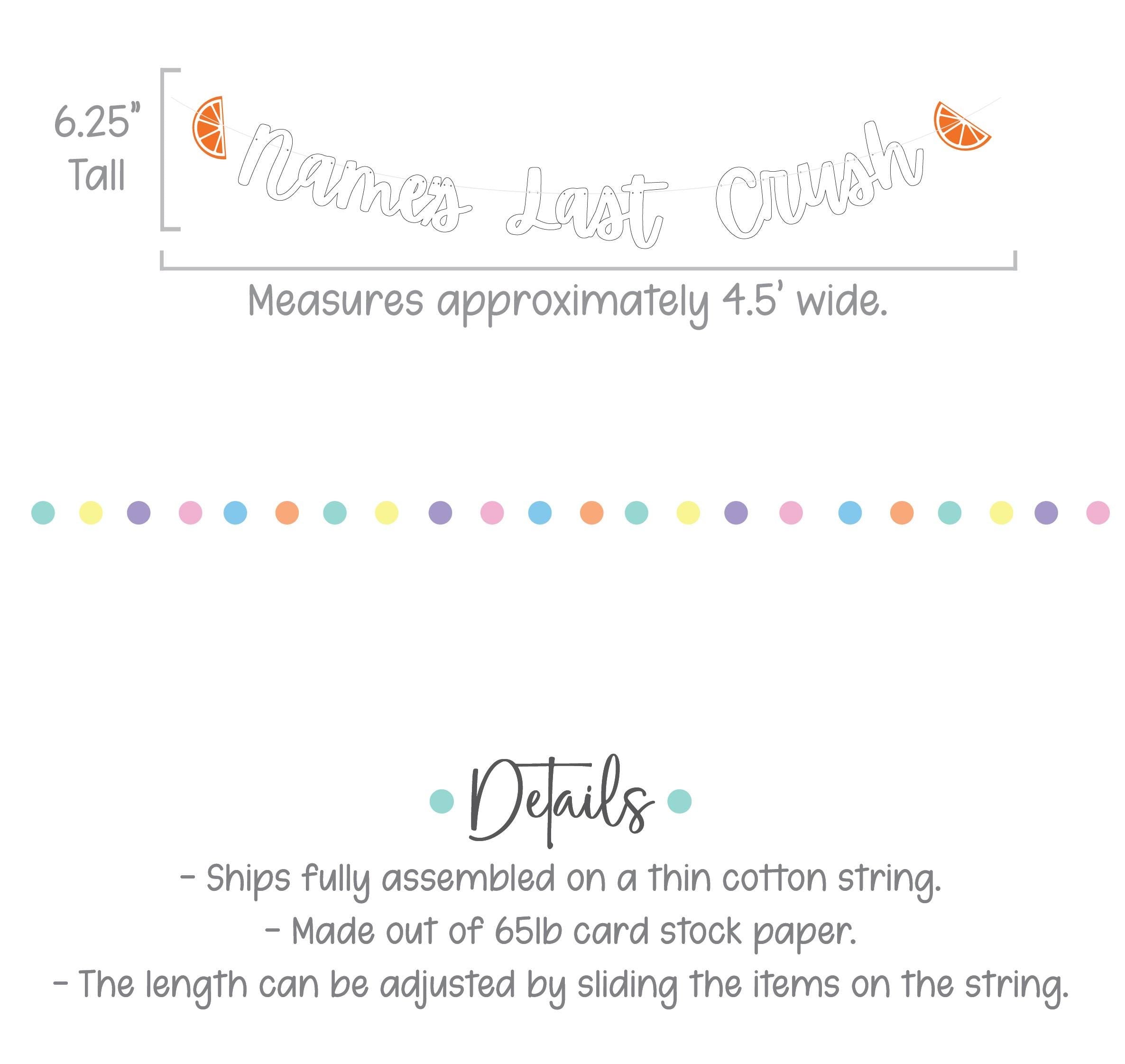 Last Crush Banner, Bachelorette Party Decorations, My Last Crush, Last Crush Themed Bachelorette Party Decorations