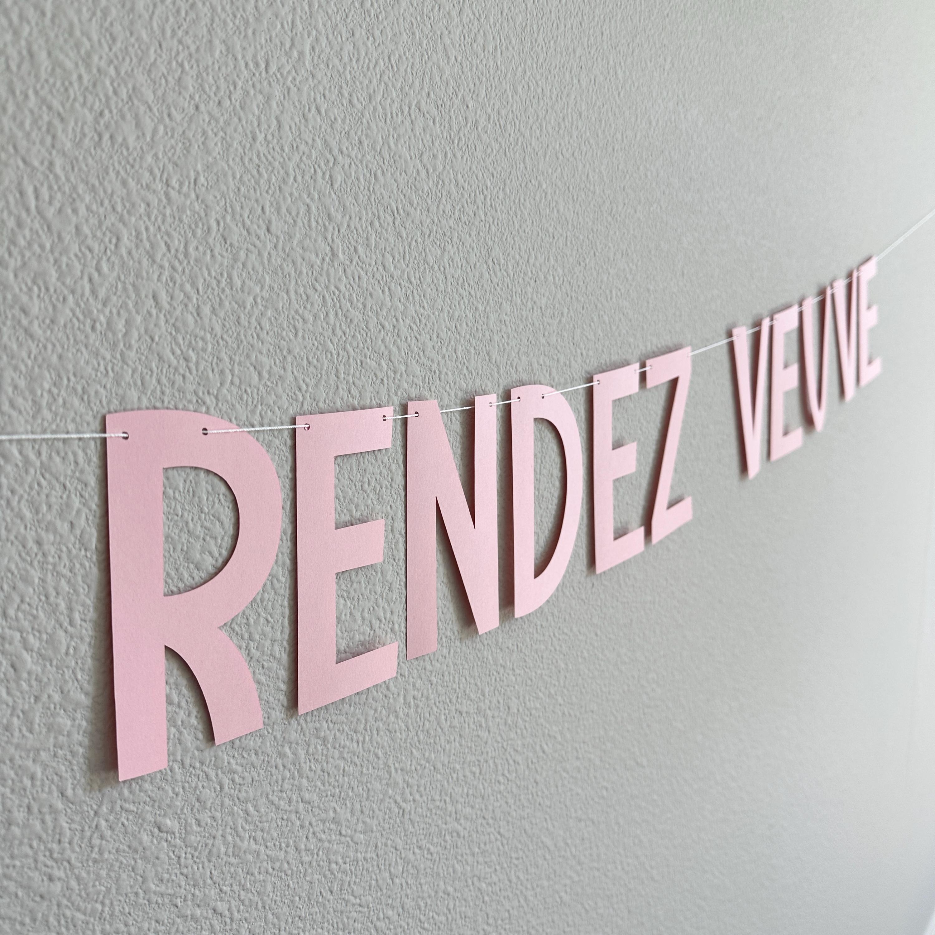 Last Rendez Veuve, Last Rendez Veuve Banner, Last Rendez Veuve Decorations, Bachelorette Party Decorations